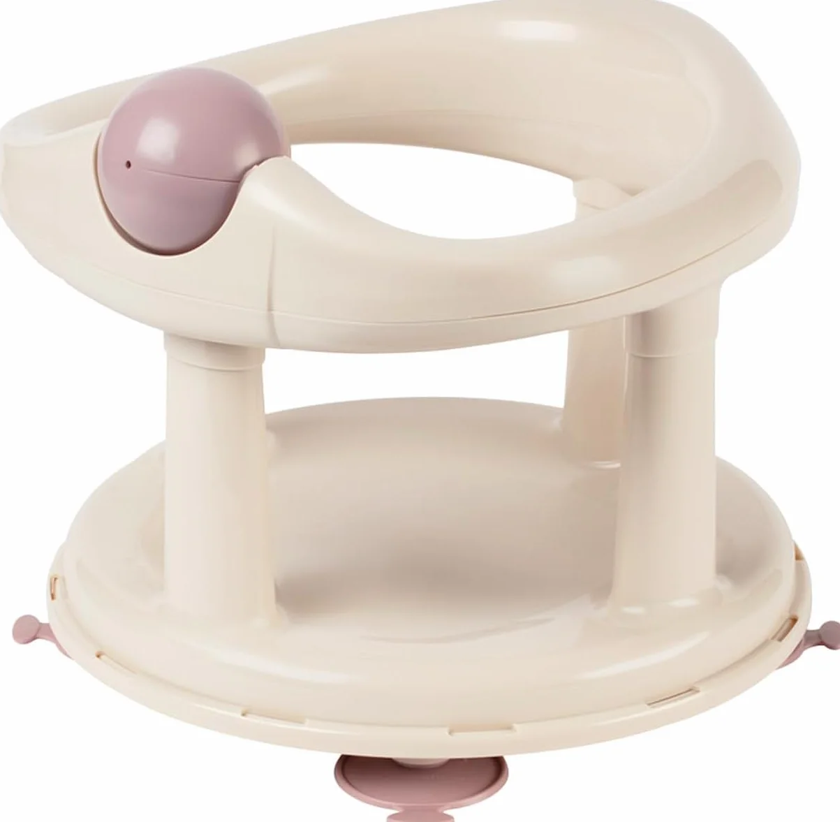 Bebeconfort Siège de Bain Pivotant Bébé Ergonomique 6-12 mois 10 kg Beige