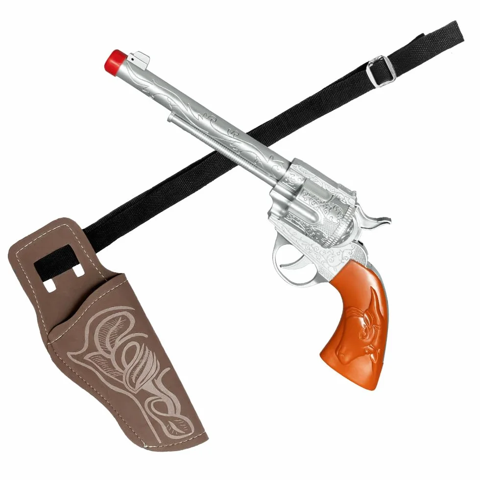 Kit cowboy pistolet ceinture licol accessoires carnaval fête thème costume
