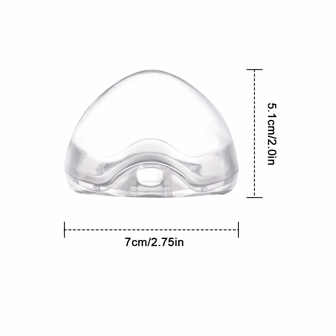 Boîte à Tétine Bébé Sans BPA, Transparent Portable Boîte de Rangement pour Sucettes, Lot de 3