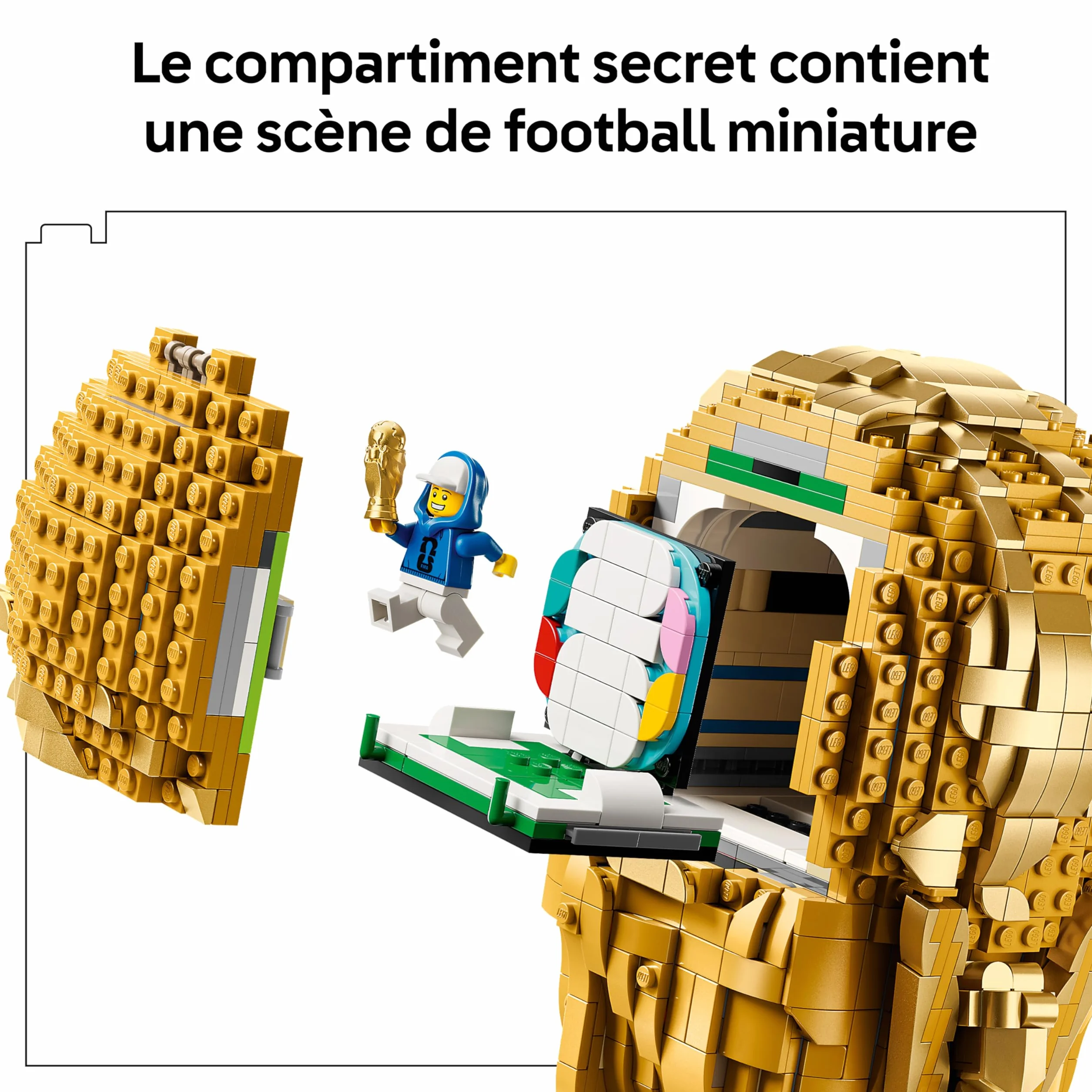 LEGO Editions Trophée Officiel de la Coupe du Monde de la FIFA 43020 Jouet 3D Maquette DIY Minifigurine Collector
