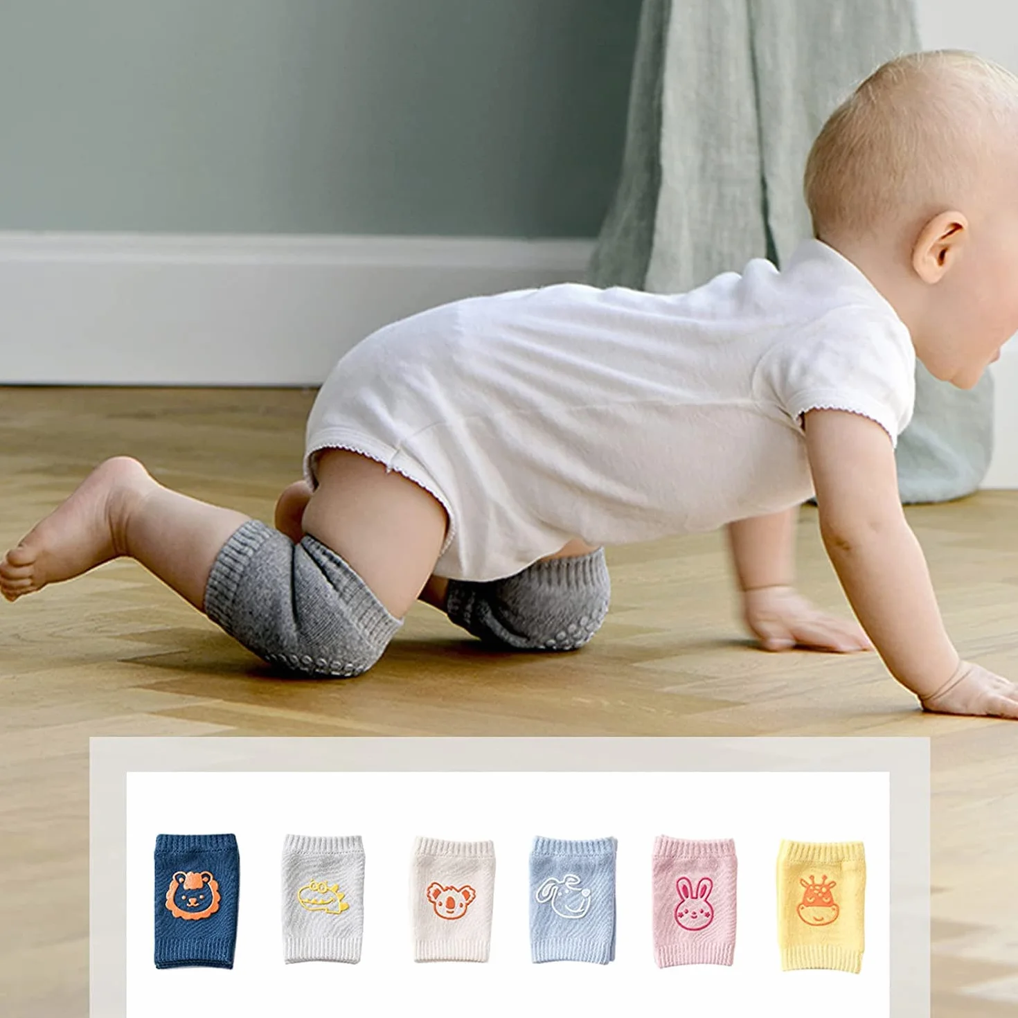 JEJA Coussin de Protection de Tête de Bébé Réglable, Casque Anti Choc pour 4-24 Mois