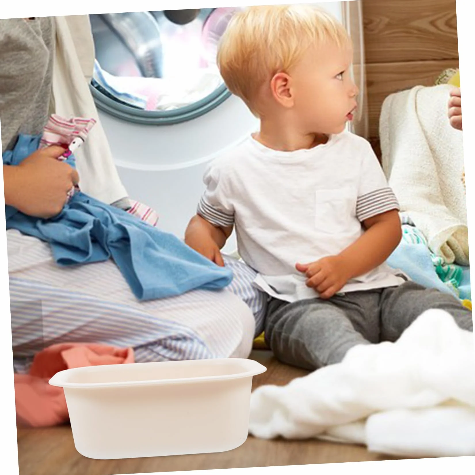 Bassine pour Table à Bébé en Pp Beige