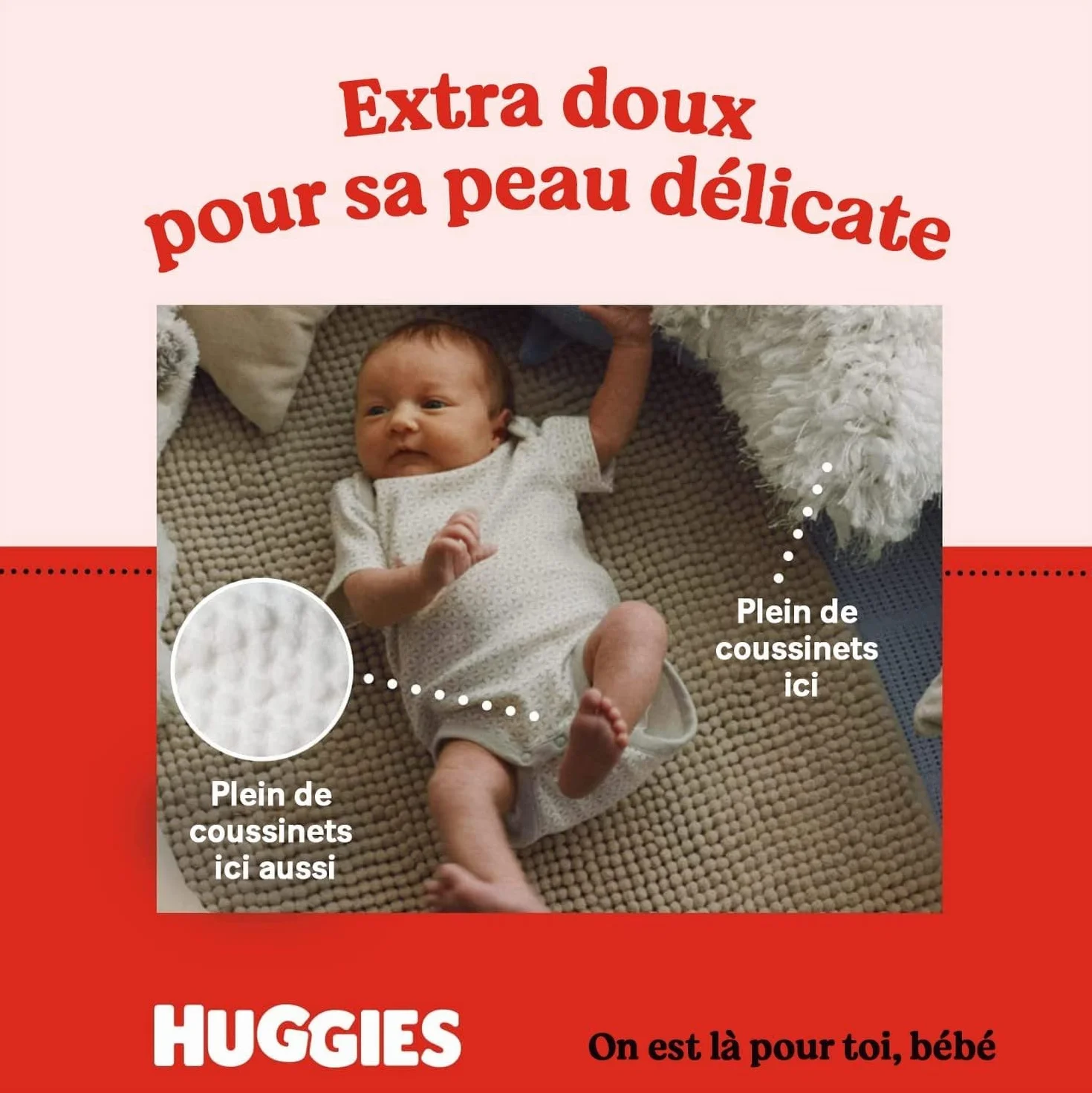 Huggies Extra Care Bébé Couches Taille 1 (2-5 kg) 4x40