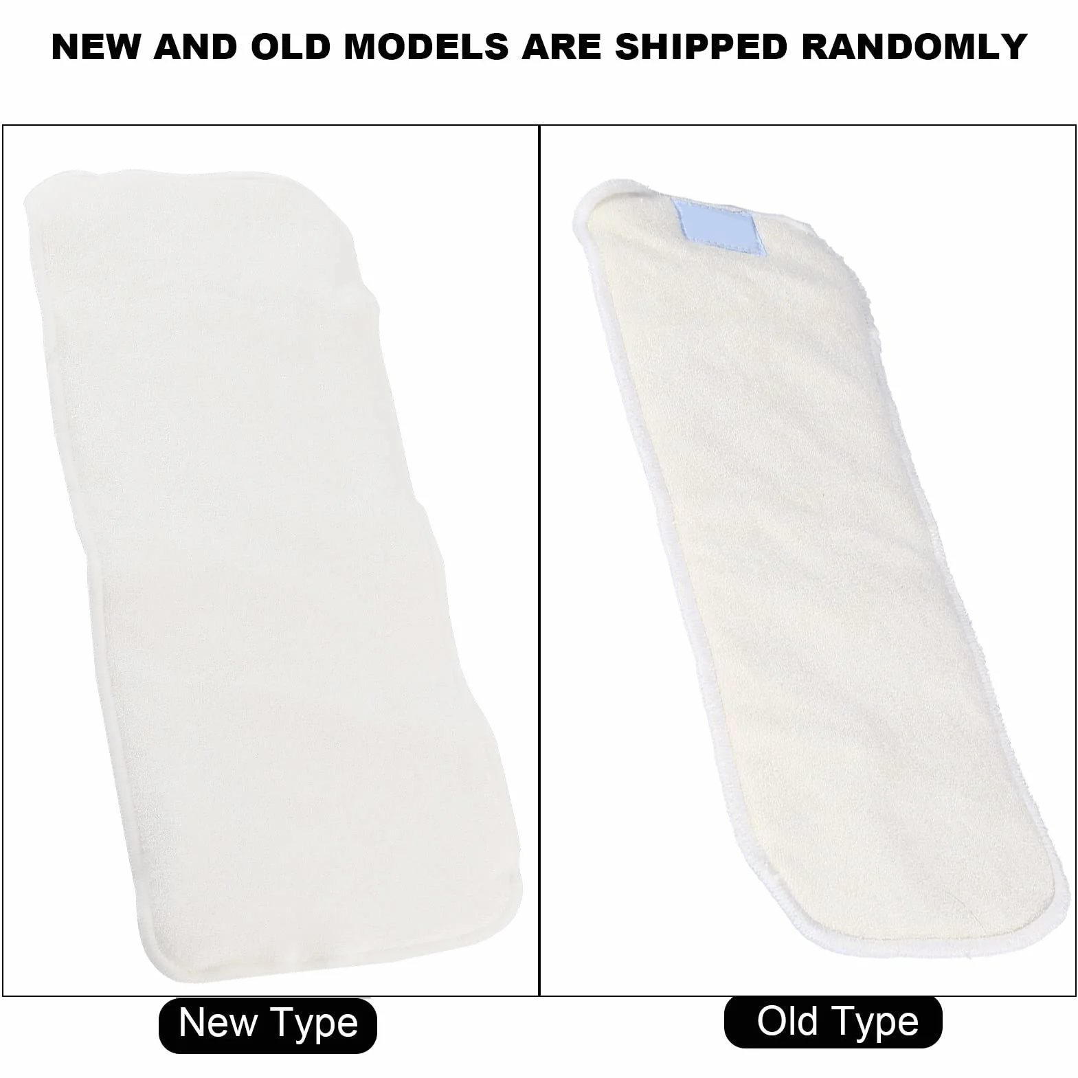 Inserts de Couches Jetables en Fibre de Bambou pour Soins de l'Incontinence