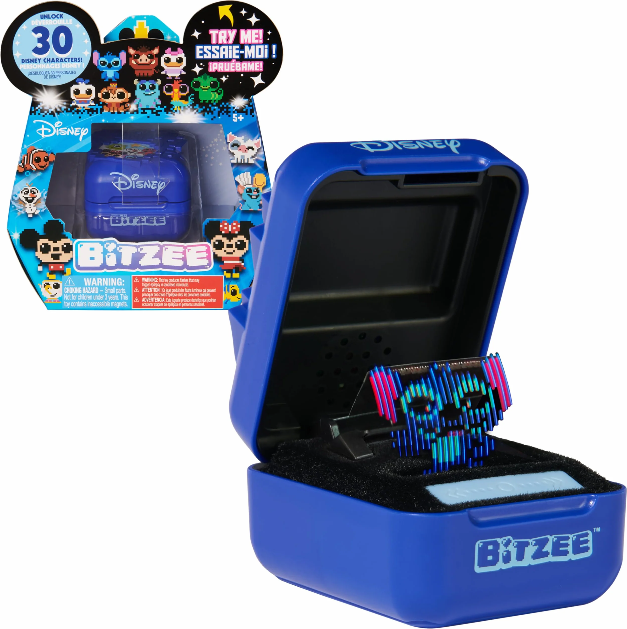 Bitzee Disney - Animal Interactif Digital 3D avec 30 Compagnons Électroniques - Sons Réactions et Jeux pour Enfant 5+