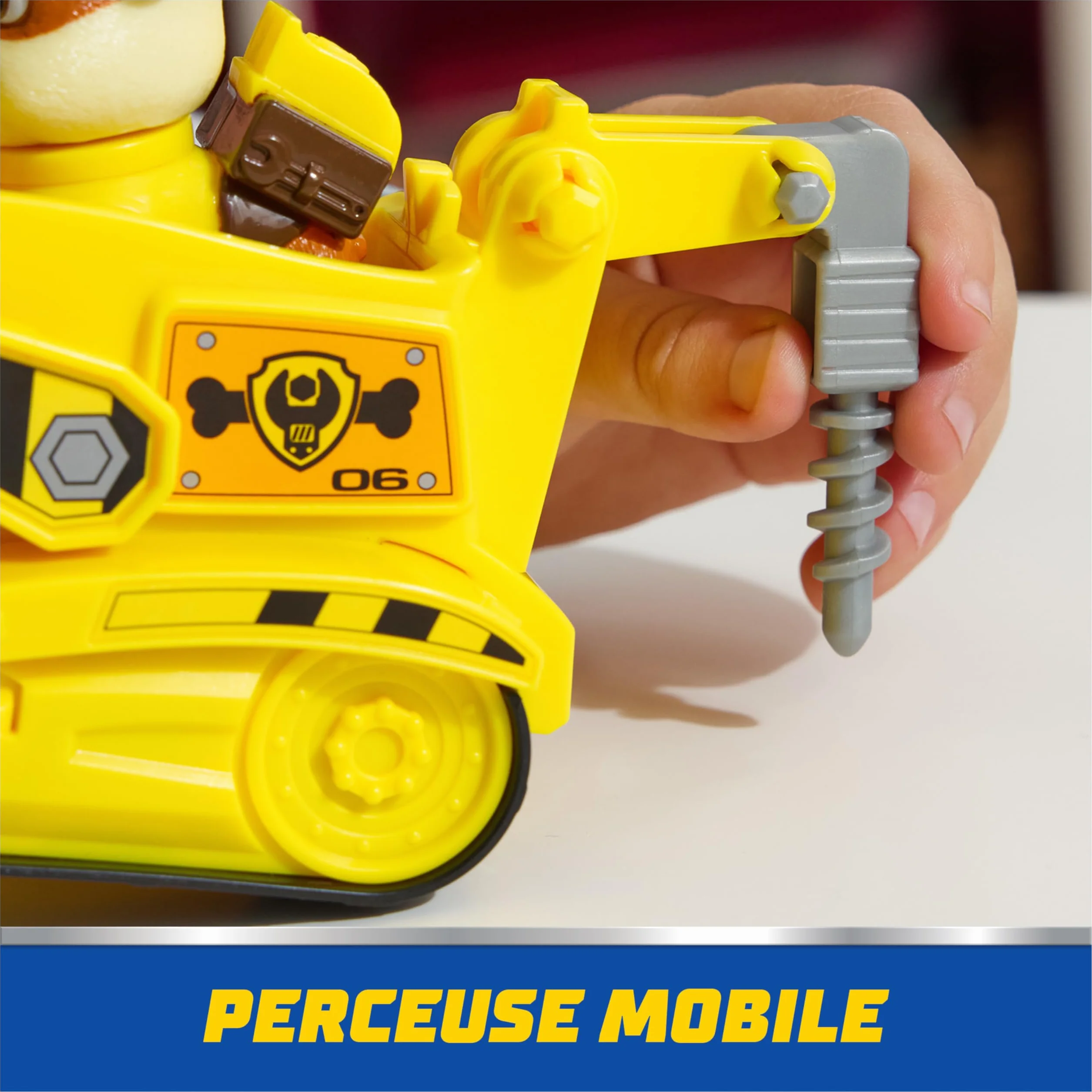 Paw Patrol Pat Patrouille Véhicule Figurine Ruben Voiture À Collectionner Plastique Recyclé Jouet Enfant 3 Ans+