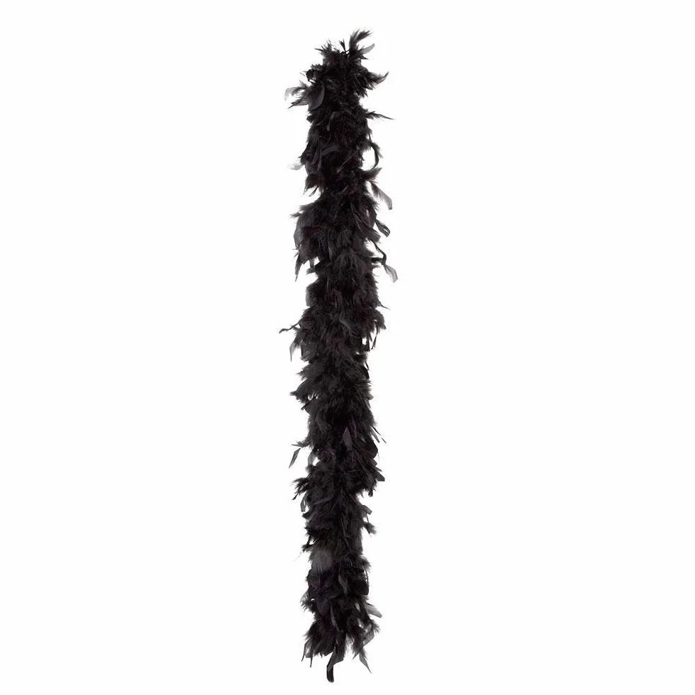 Boa en plumes longueur 180 cm accessoire costume Charleston années 1920 flapper carnaval