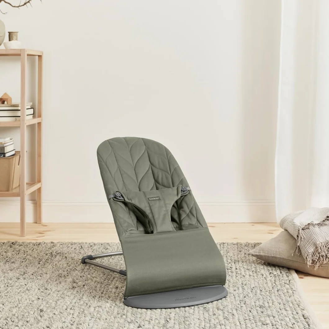 BabyBjörn Transat Bliss Tissé Pétale Vert foncé