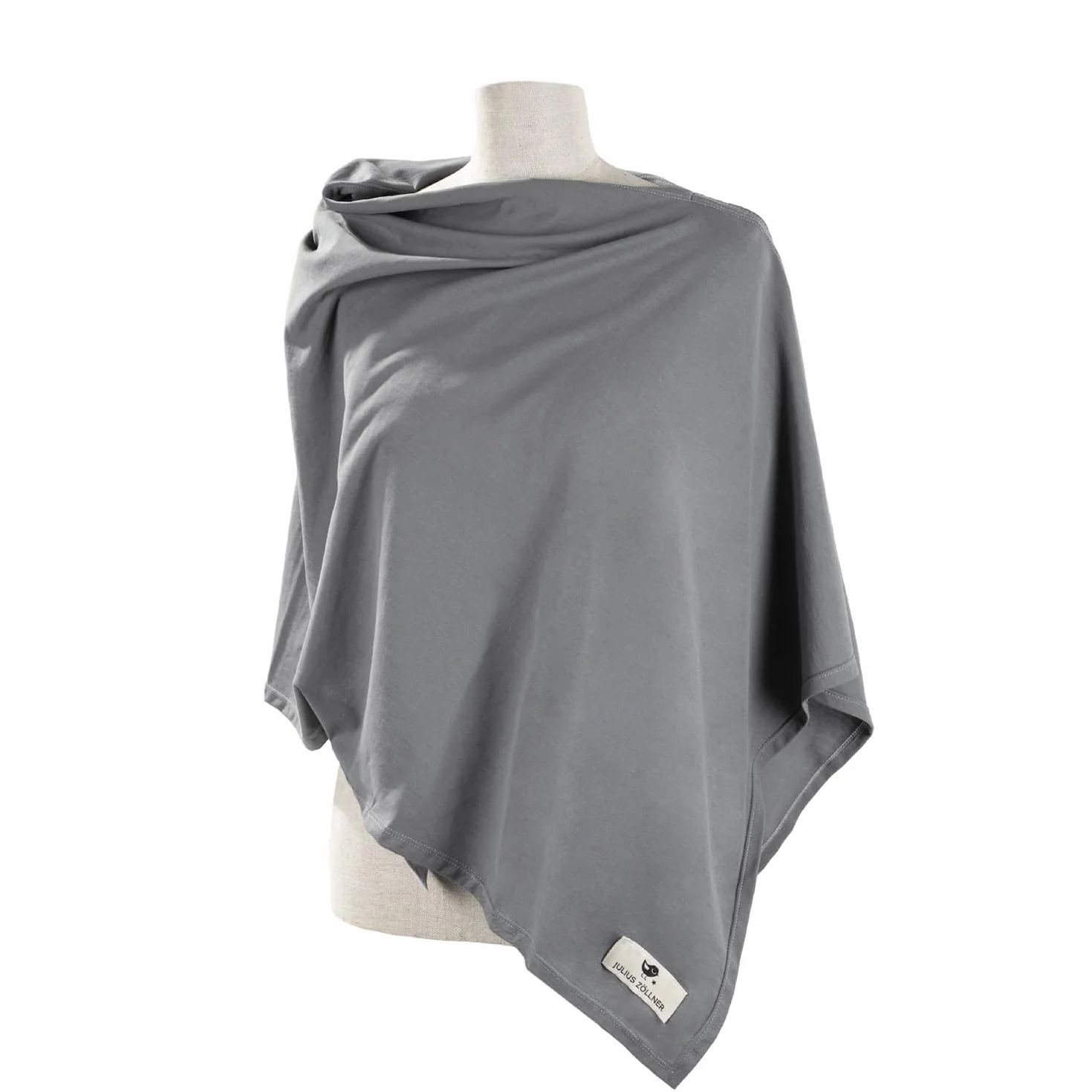 Julius Zöllner Couverture d'allaitement en 100% Coton Jersey Certifié Oeko-Tex Standard 100 Fabriqué en Allemagne Couleur Pierre Unie