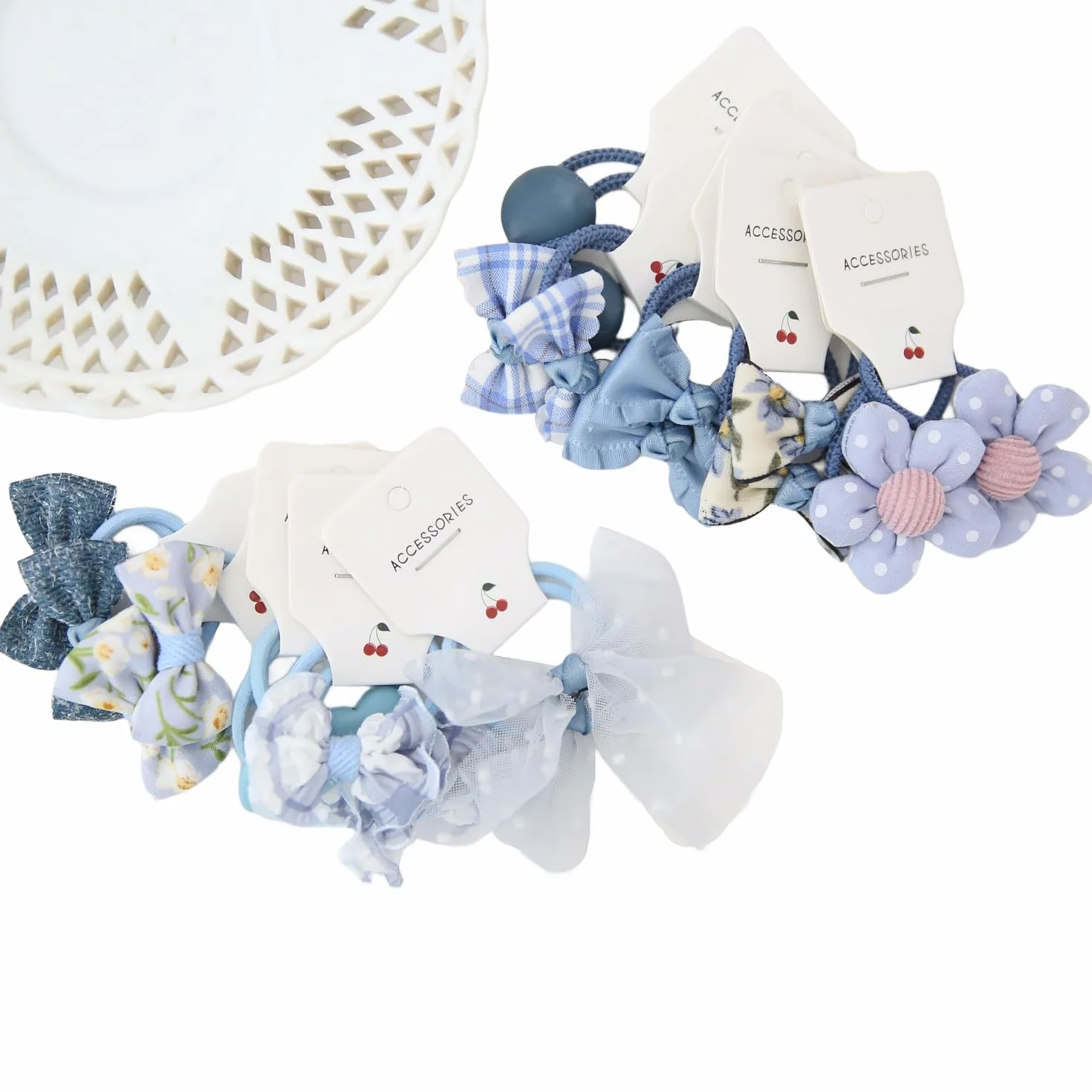 Pack de 20 chouchous pour bébé, élastiques cheveux 3,5 cm, serre-tête nœud, accessoires capillaires filles