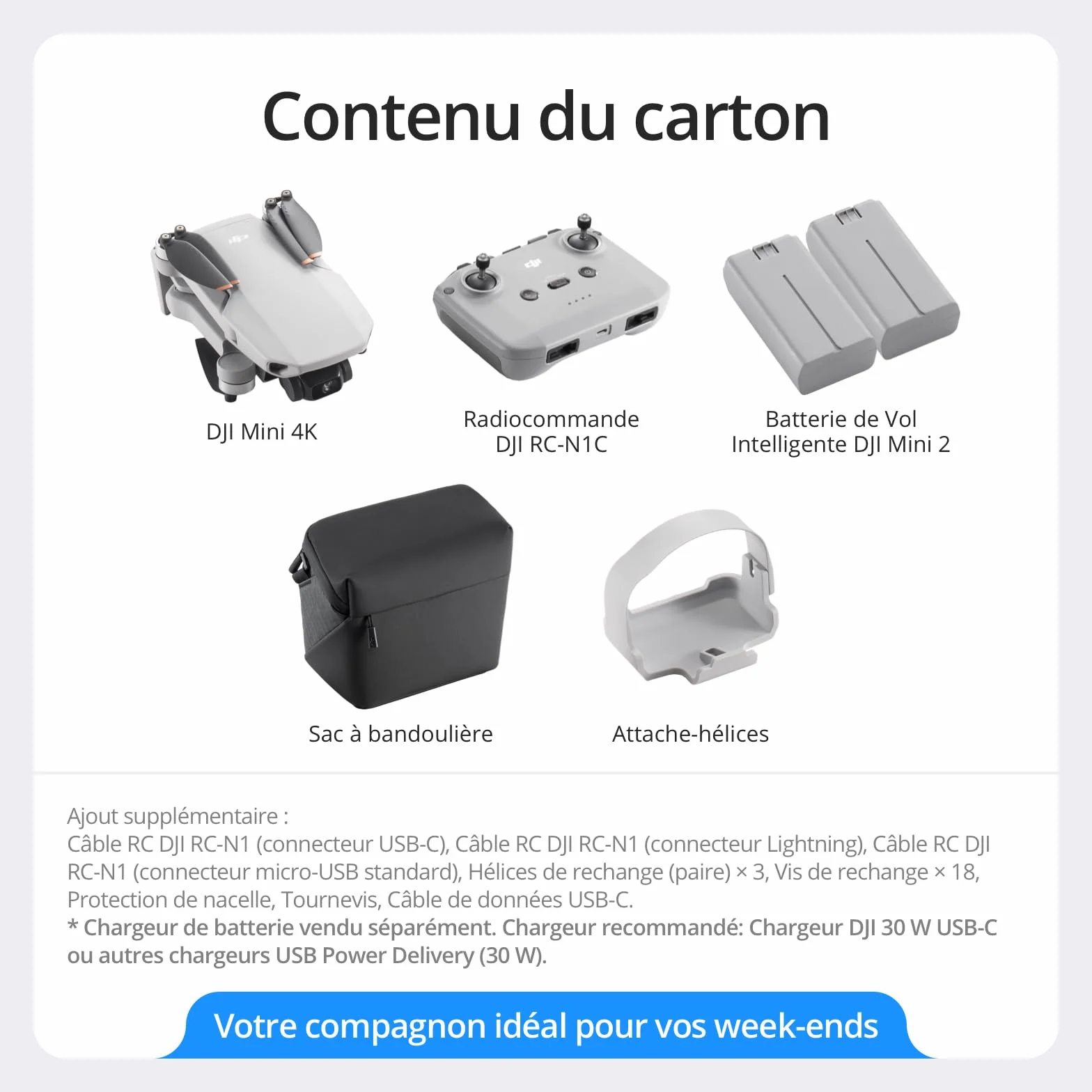 Drone Caméra 4K UHD Mini < 249 g, Stabilisation Nacelle 3 Axes, Transmission 10 km, 2 Batteries 62 min