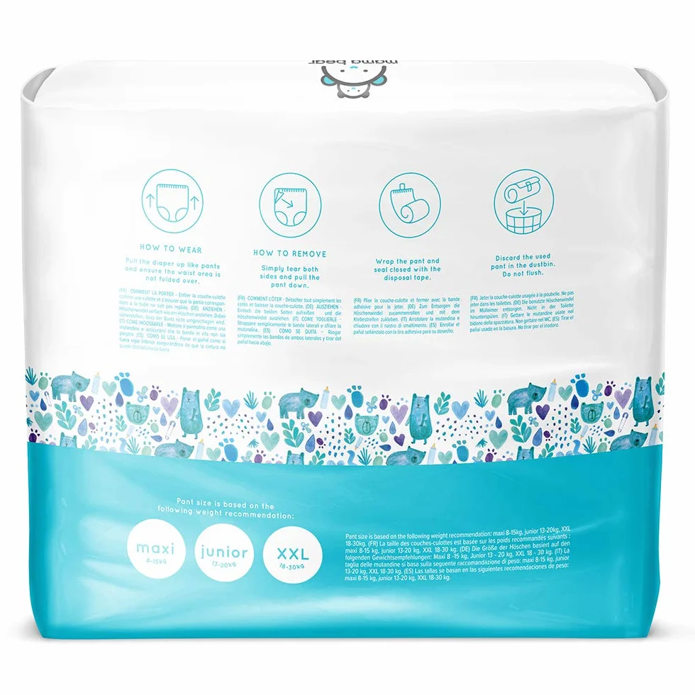 Mama Bear Couches Culottes XXL Taille 6 18-30kg 72 Pièces