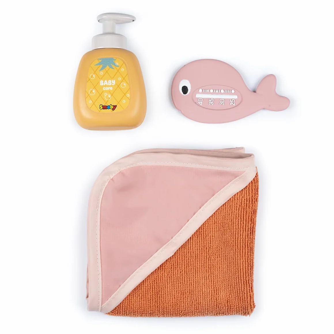 Smoby Baby Nurse Baignoire Balnéo pour Poupons 42 cm Module Electronique Jets d'eau Bulles Lumières LED Accessoires Jeux