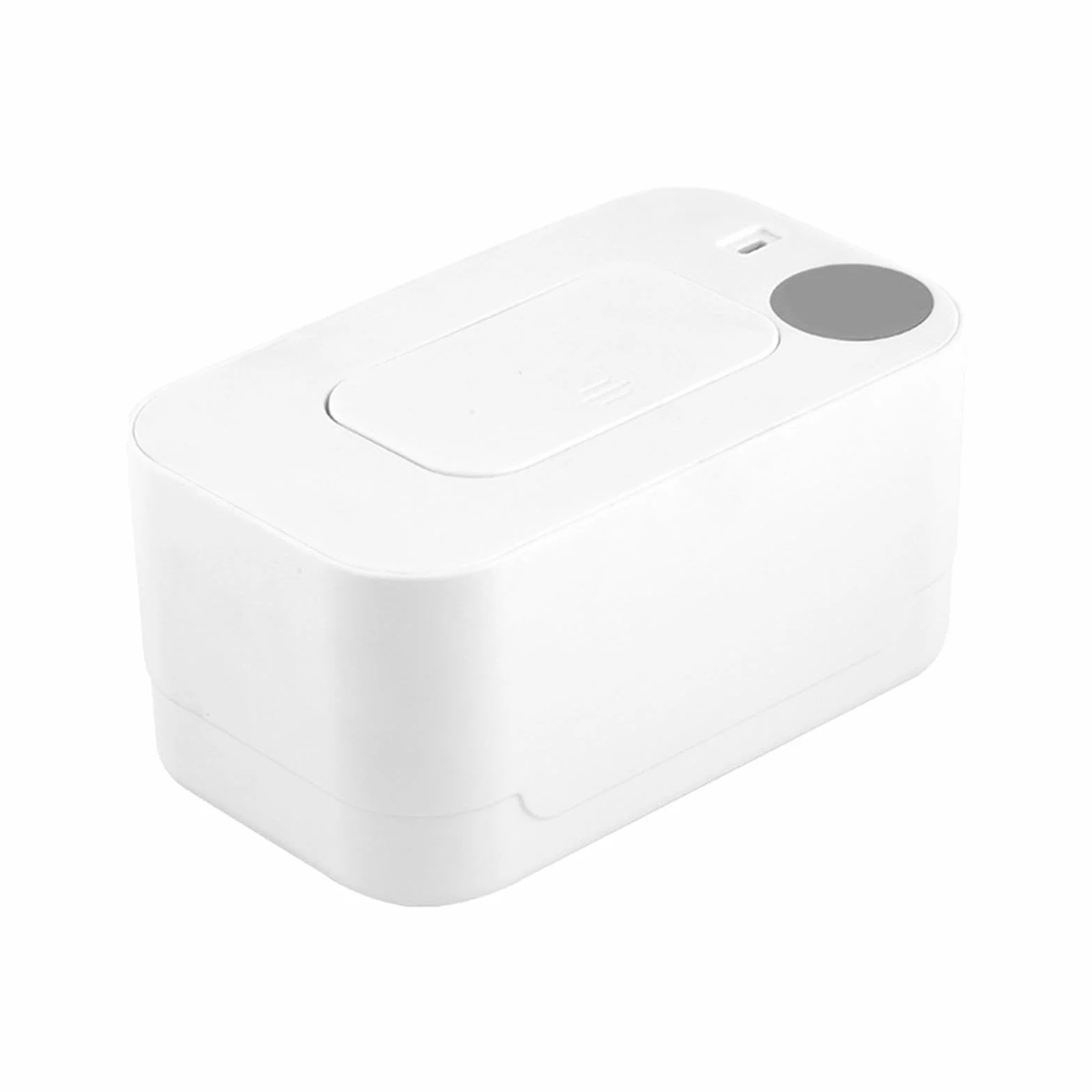 MagiDeal Chauffe-lingettes silencieux distributeur lingettes humides portable bébé affichage numérique blanc