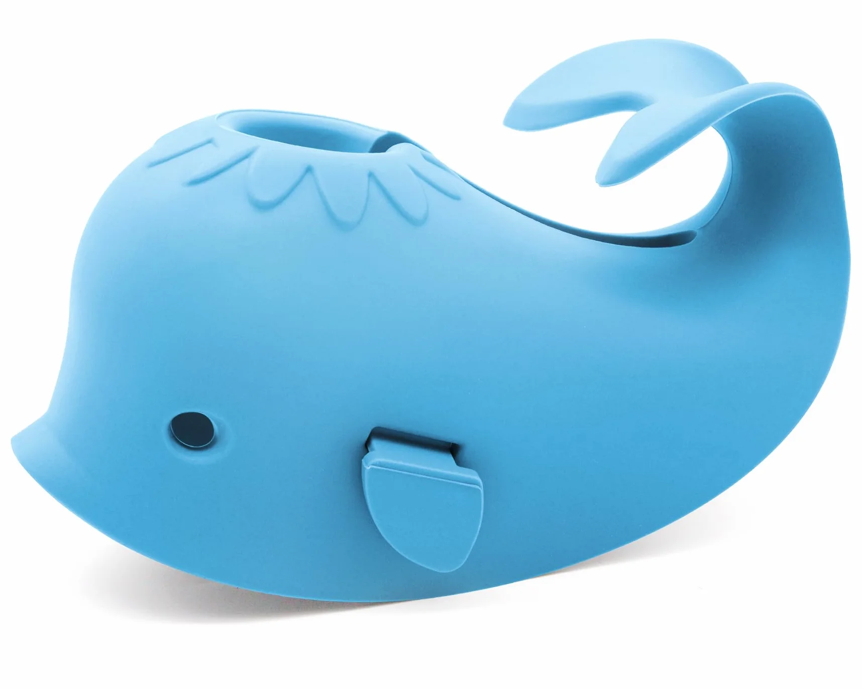 Couvercle de Robinet pour Bébé en Silicone Souple, Baleine Bleue, Ajustement Universel