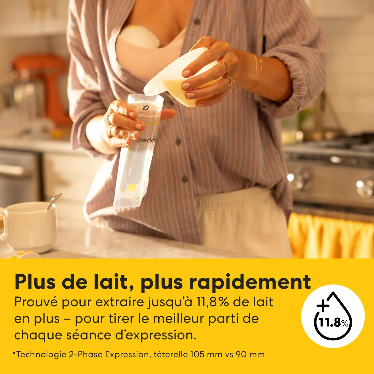 Medela Motion InBra Tire-lait électrique portable + Sac de rangement