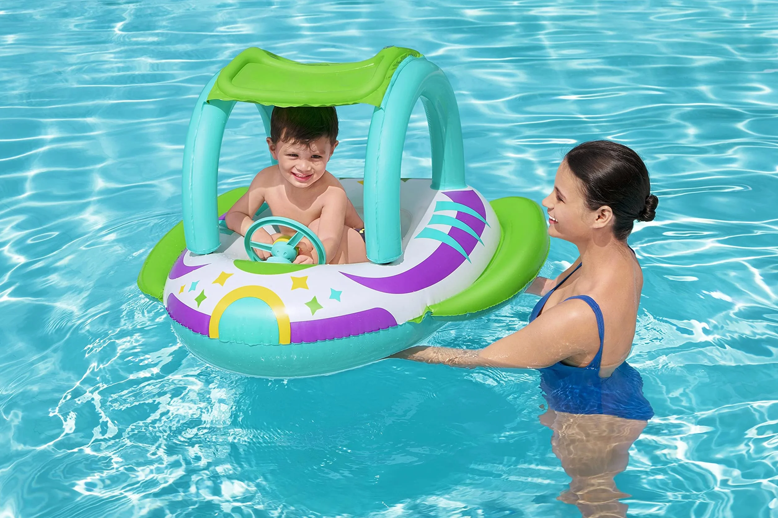 Bestway Inflatable Fox Float for Kids Swimming Pool Toy