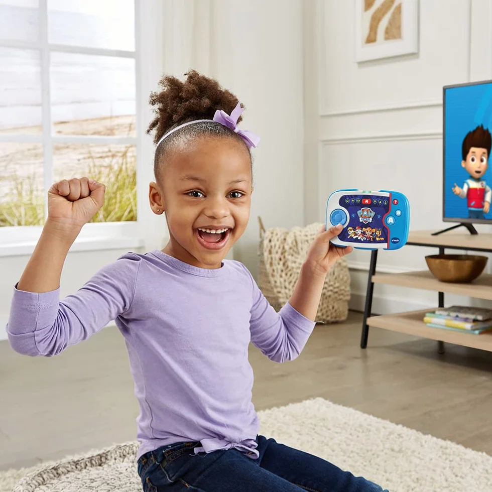 VTech Pat' Patrouille ABC Smile TV Ma Première Console TV Éducative Console de Jeux avec Manette sans Fil Clé HDMI Cadeau Enfant 3-7 Ans