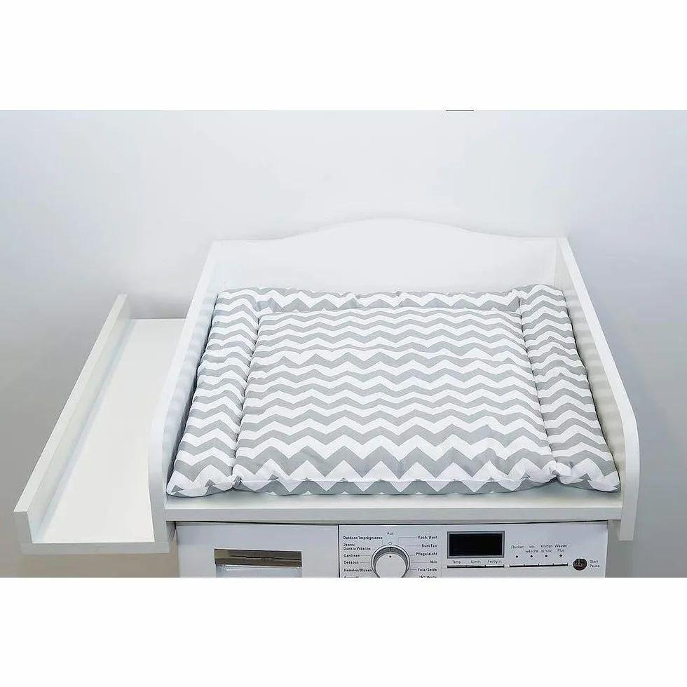 KraftKids Table à langer Blanc Compatible avec toutes les machines à laver
