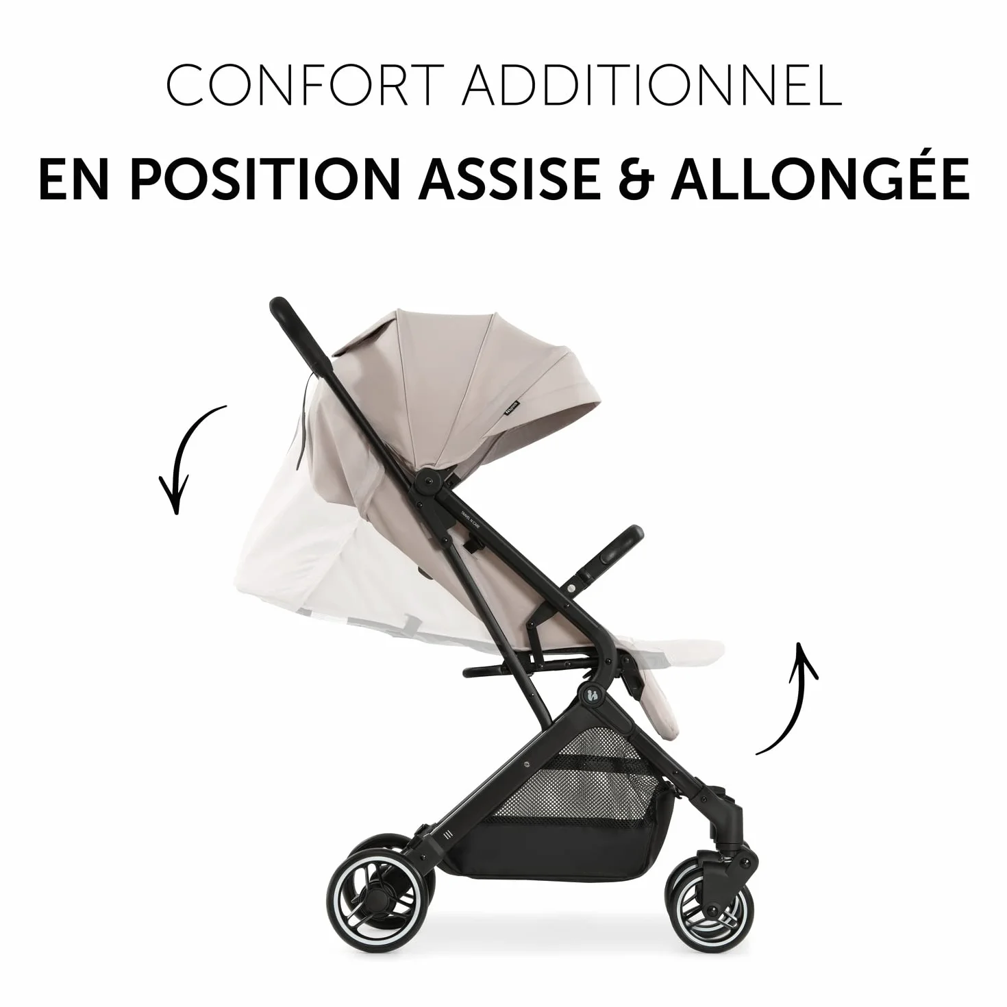 Hauck Poussette Compacte Travel N Care Beige 22 kg 6,9 kg UPF 50+