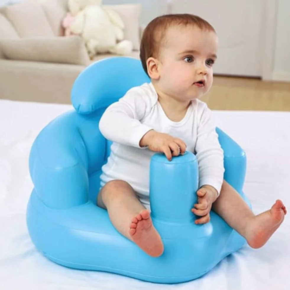 Siège de Bain Gonflable pour Bébé, Portable avec Housse Respirante