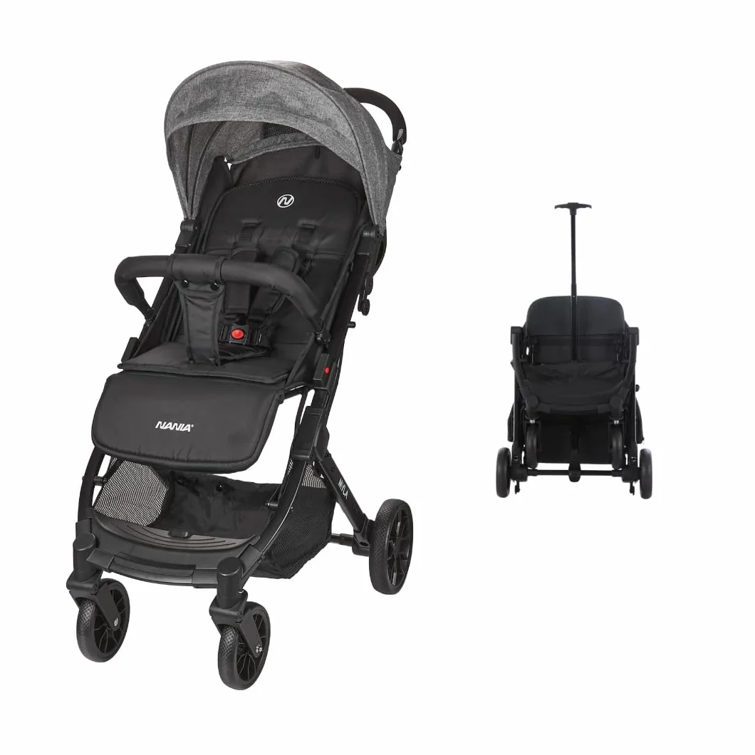 Nania Myla poussette canne compacte 0-4 ans 22kg légère 7.5kg citadine inclinable grand panier