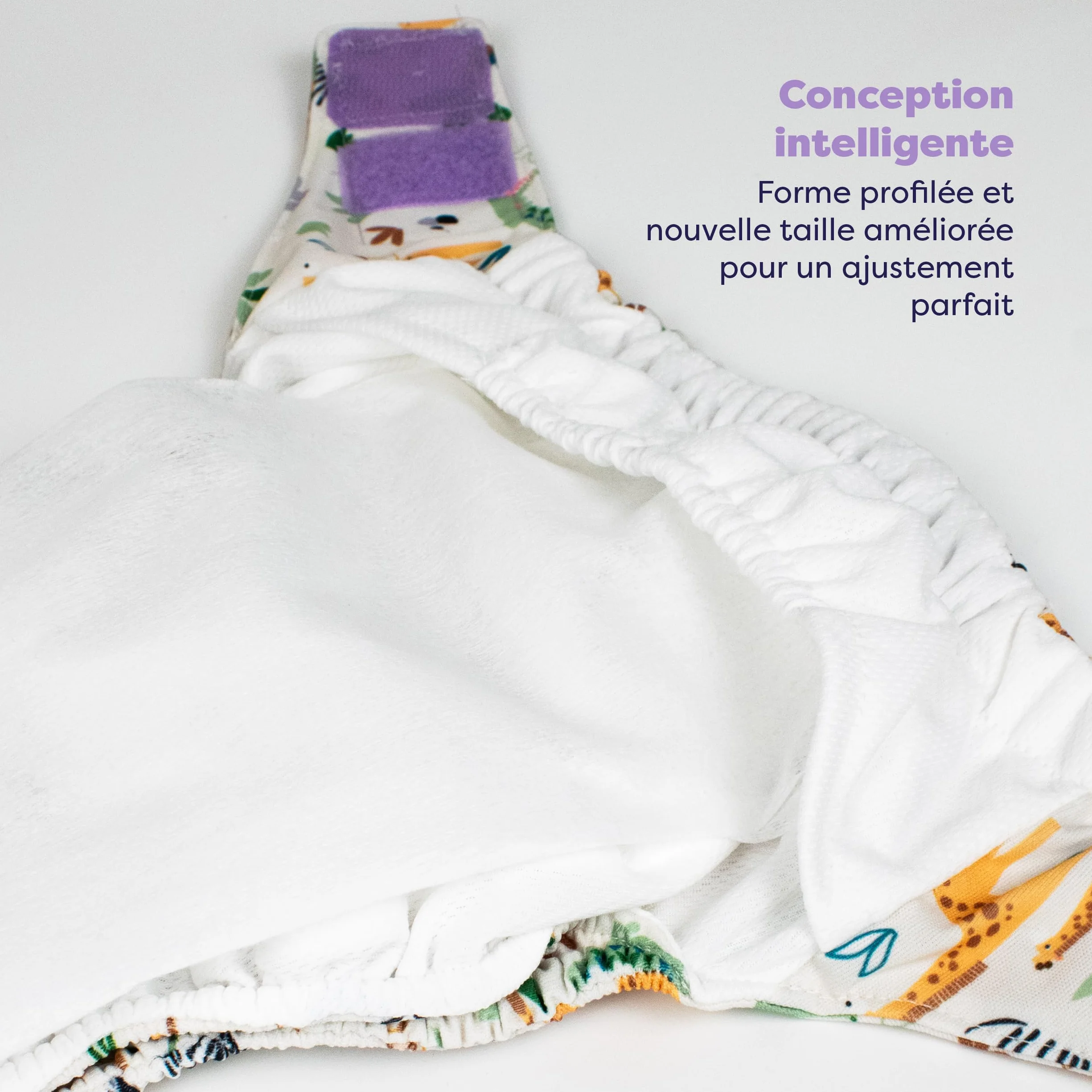 Bambino Mio Voiles de protection ultra doux matières végétales 100% renouvelables 16cm x 29cm 100 Voiles paquet de 4