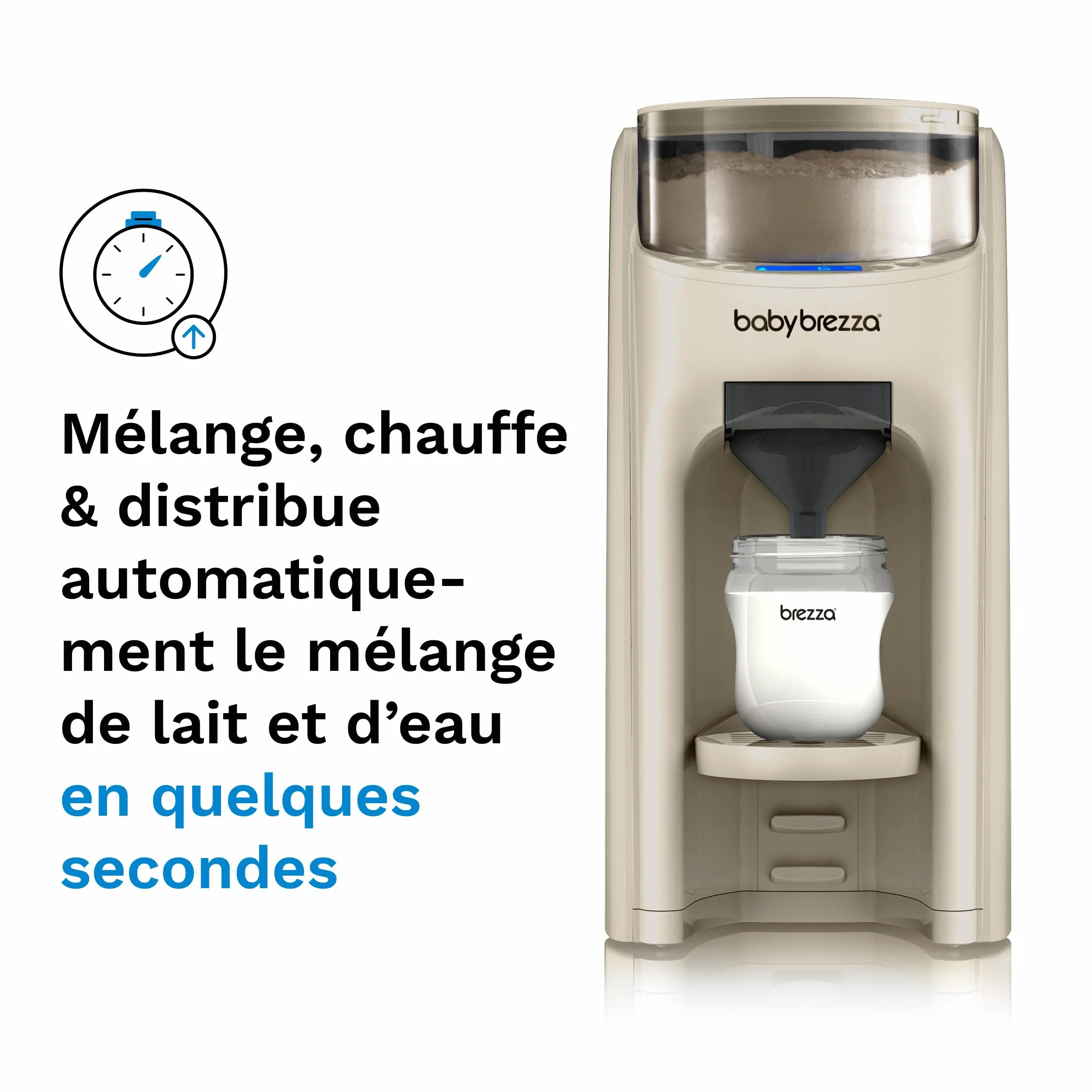 Baby Brezza Formula Pro Advanced Préparateur de Biberons Automatique Beige Oatmeal