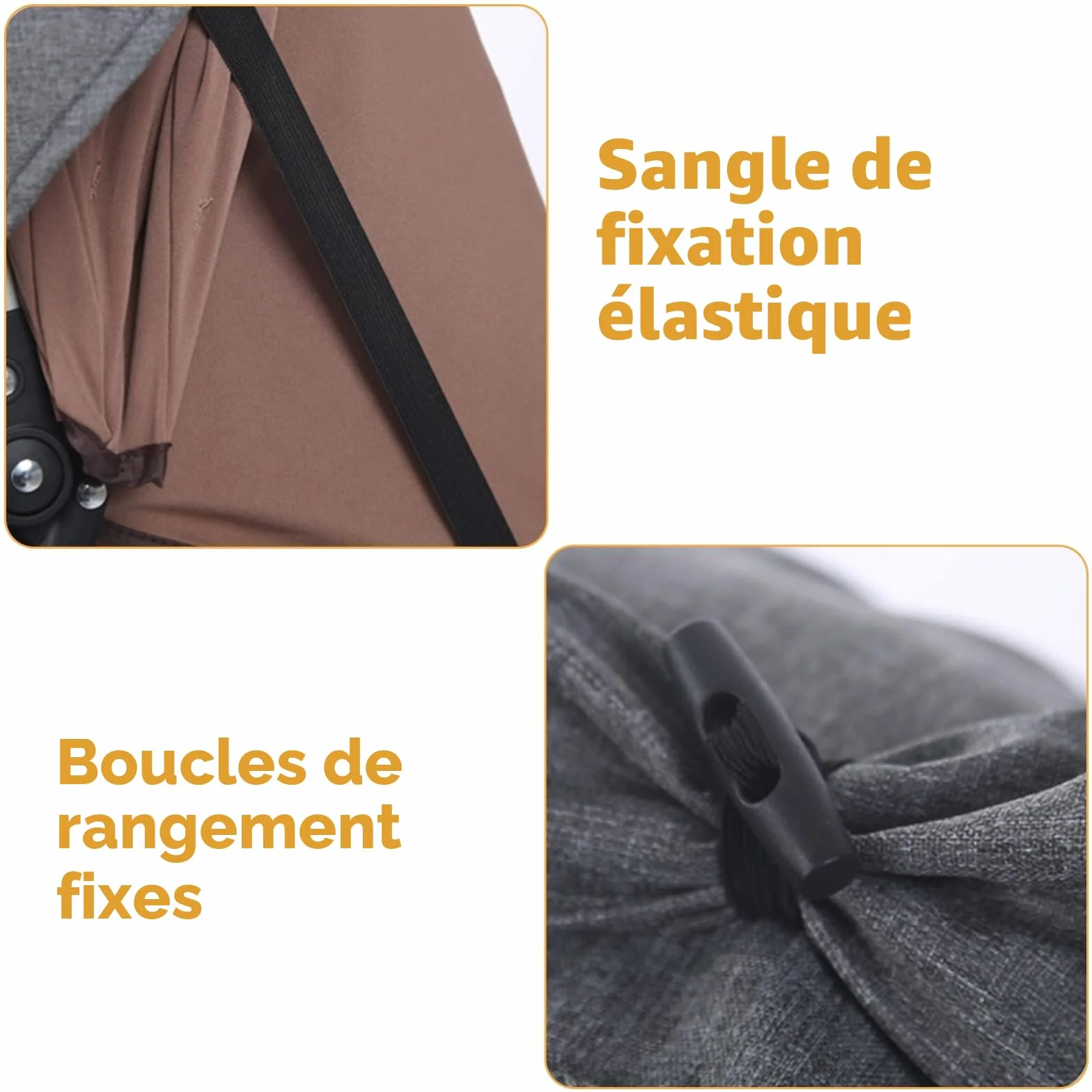 Pare Soleil Poussette Universelle Anti-UV Imperméable