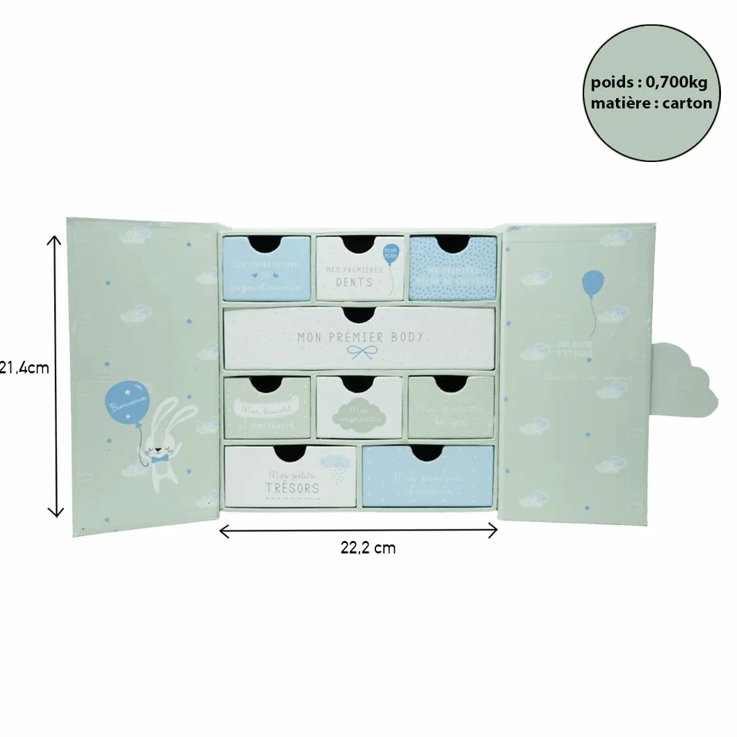 Coffret Souvenir Naissance Garçon