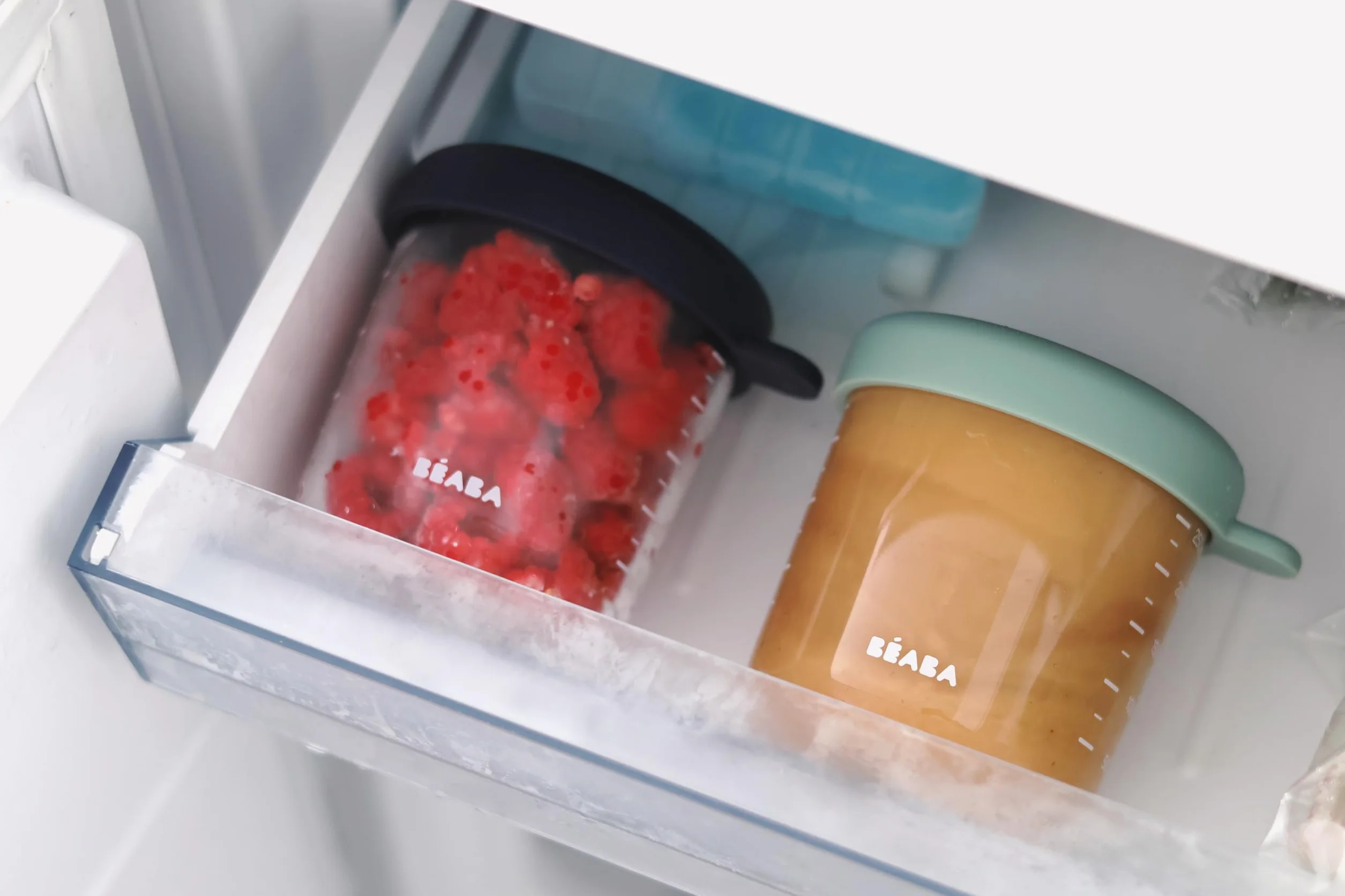 BÉABA Coffret 6 Portions Verre Conservation Repas Bébé 250 ml Sunrise