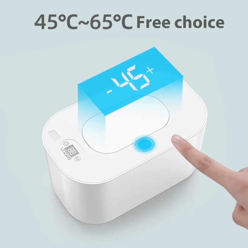 Réchauffeur de lingettes pour bébé Chauffe-Linge Distributeur thermostat température réglable