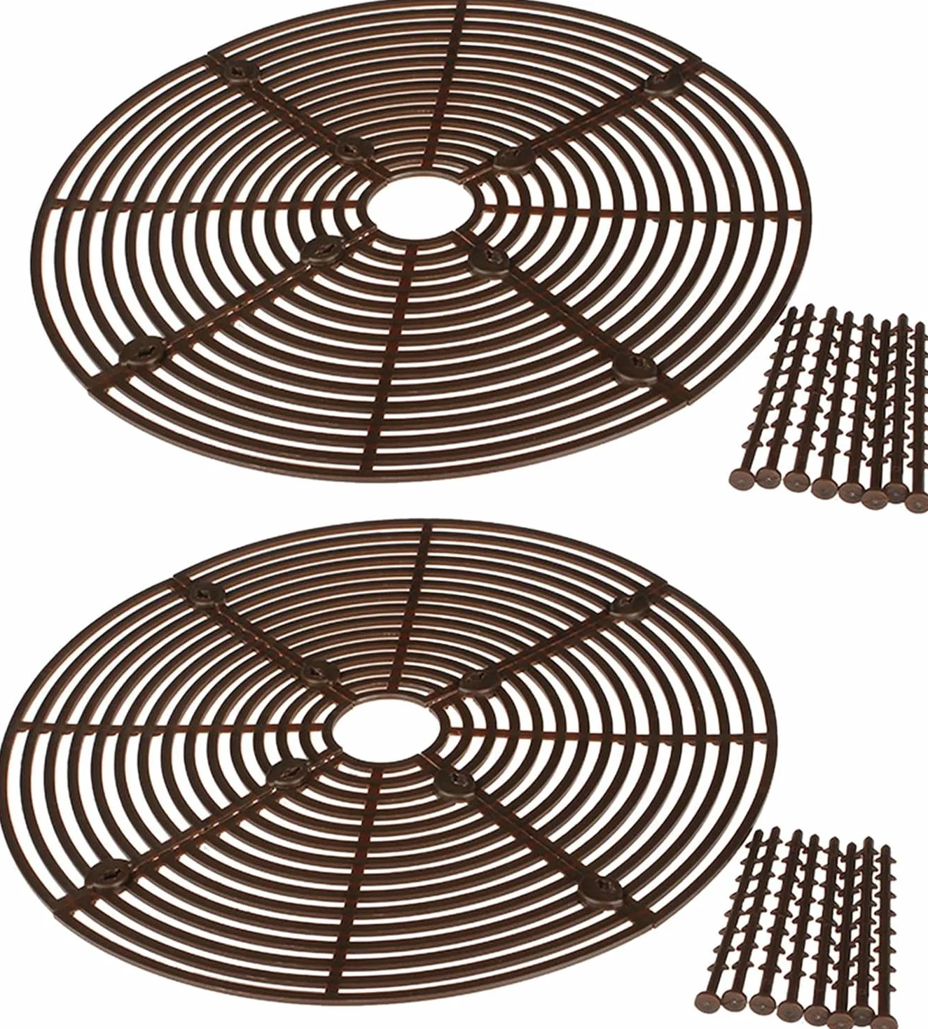 Yinong-EU Pot Protection pour Plantes, 52cm, Lot de 2, Marron