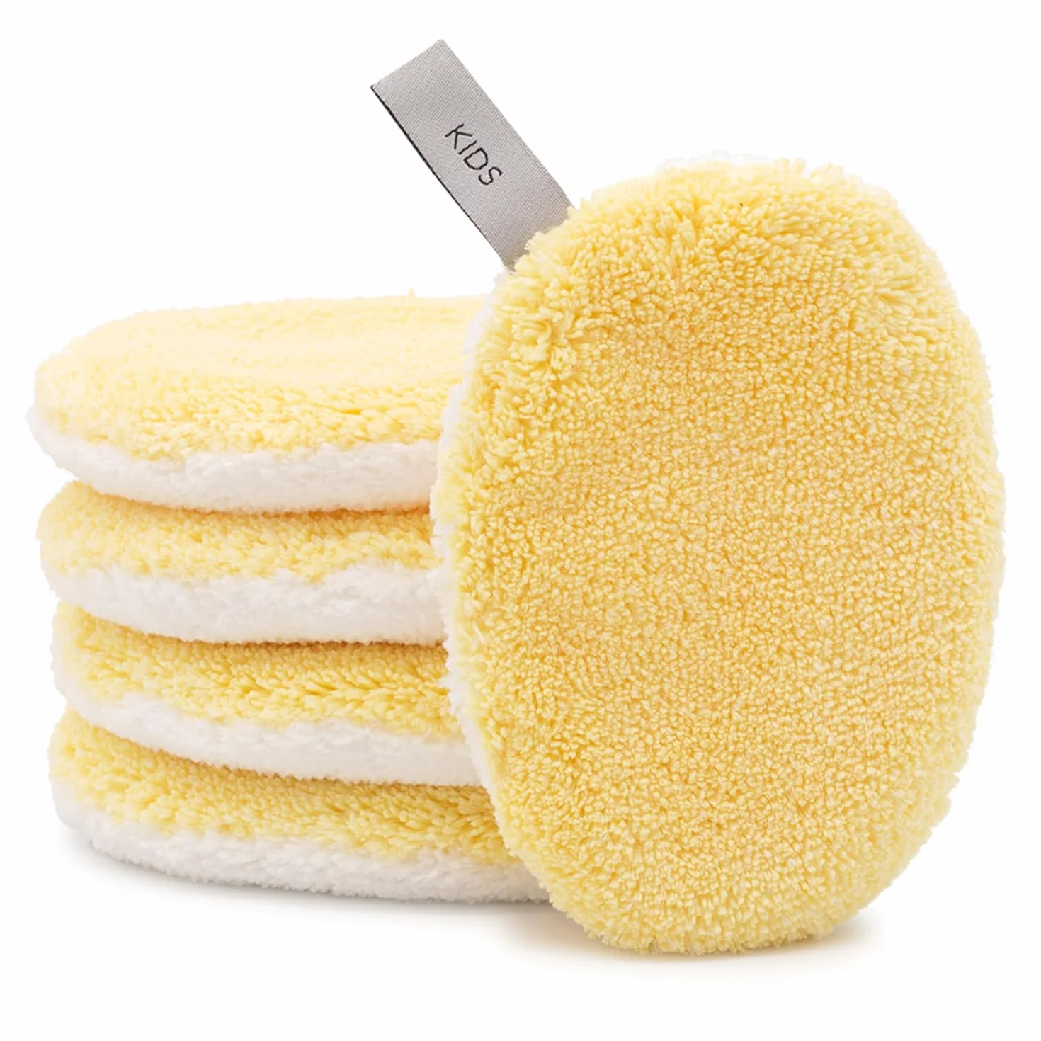 Waschpads für Babys & Kinder 2er-Set Pastel Yellow