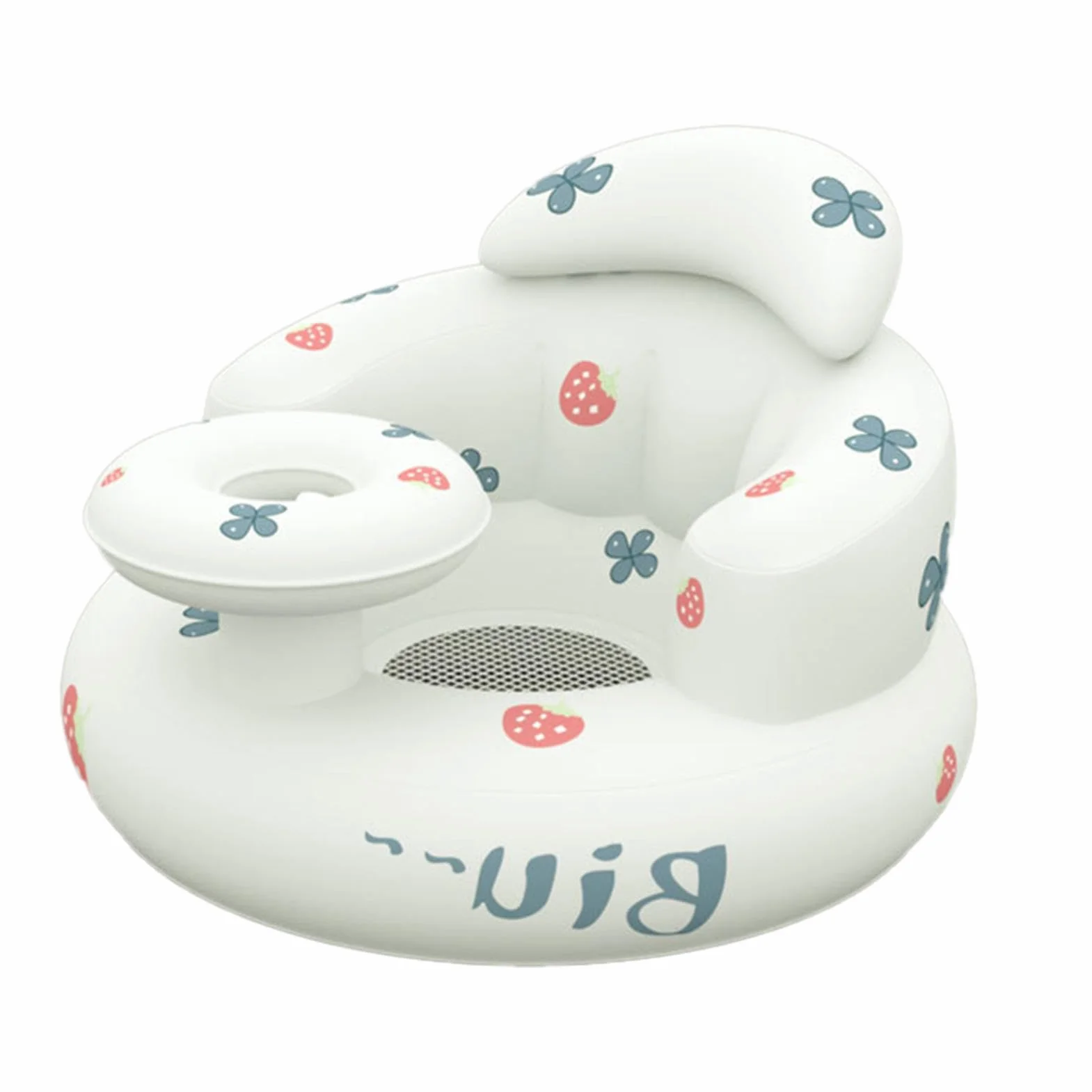 Siège gonflable bébé 3-36 mois pompe à air intégrée soutien dorsal