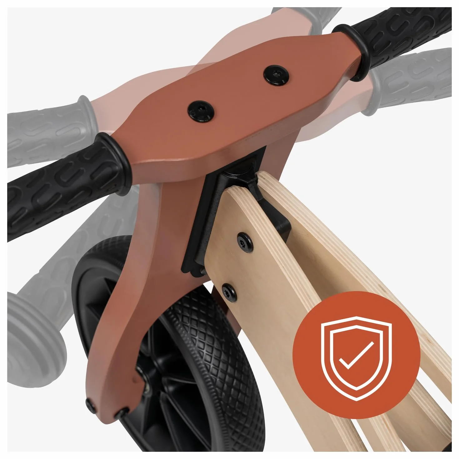 Hauck First Ride Eco 2in1 Tricycle et Draisienne Évolutive Bois 20 kg Roues 7,5"