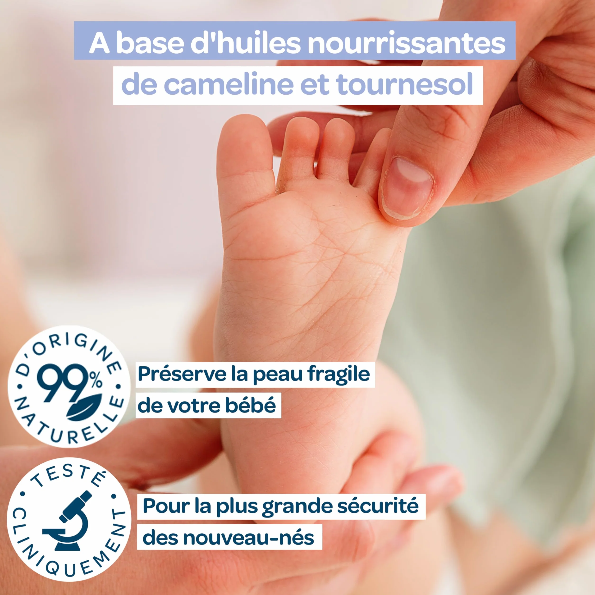 BIOLANE Huile de massage Bébé Détente 50ml Fabriqué en France