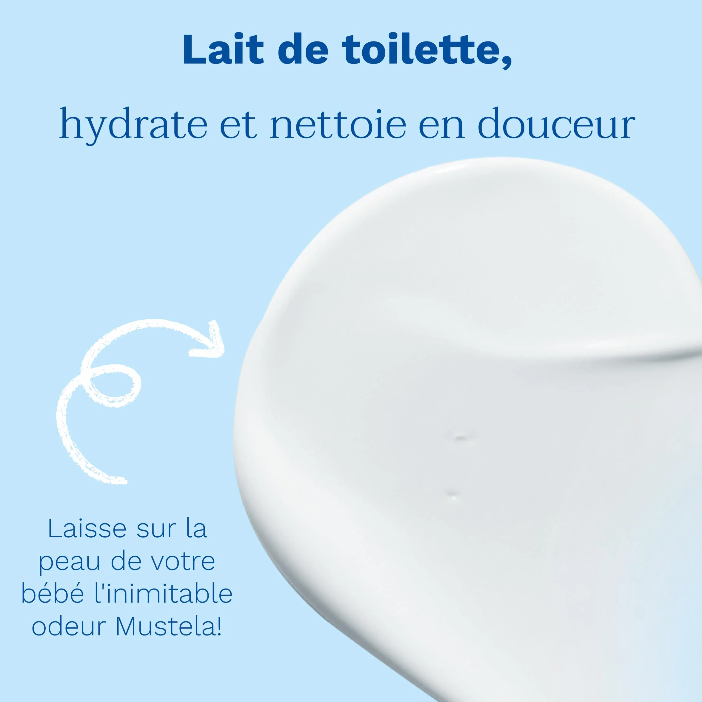 Mustela Lait de Toilette Bébé Sans Rinçage Soin Nettoyant Hydratation 98% Ingrédients Naturels Haute Tolérance Hygiène Bébé Visage Siège Peau Normale