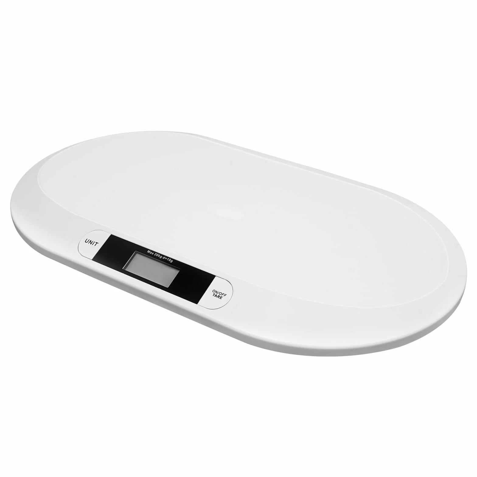 Balance pour bébé numérique 20 kg affichage LCD fonction tare 3 unités