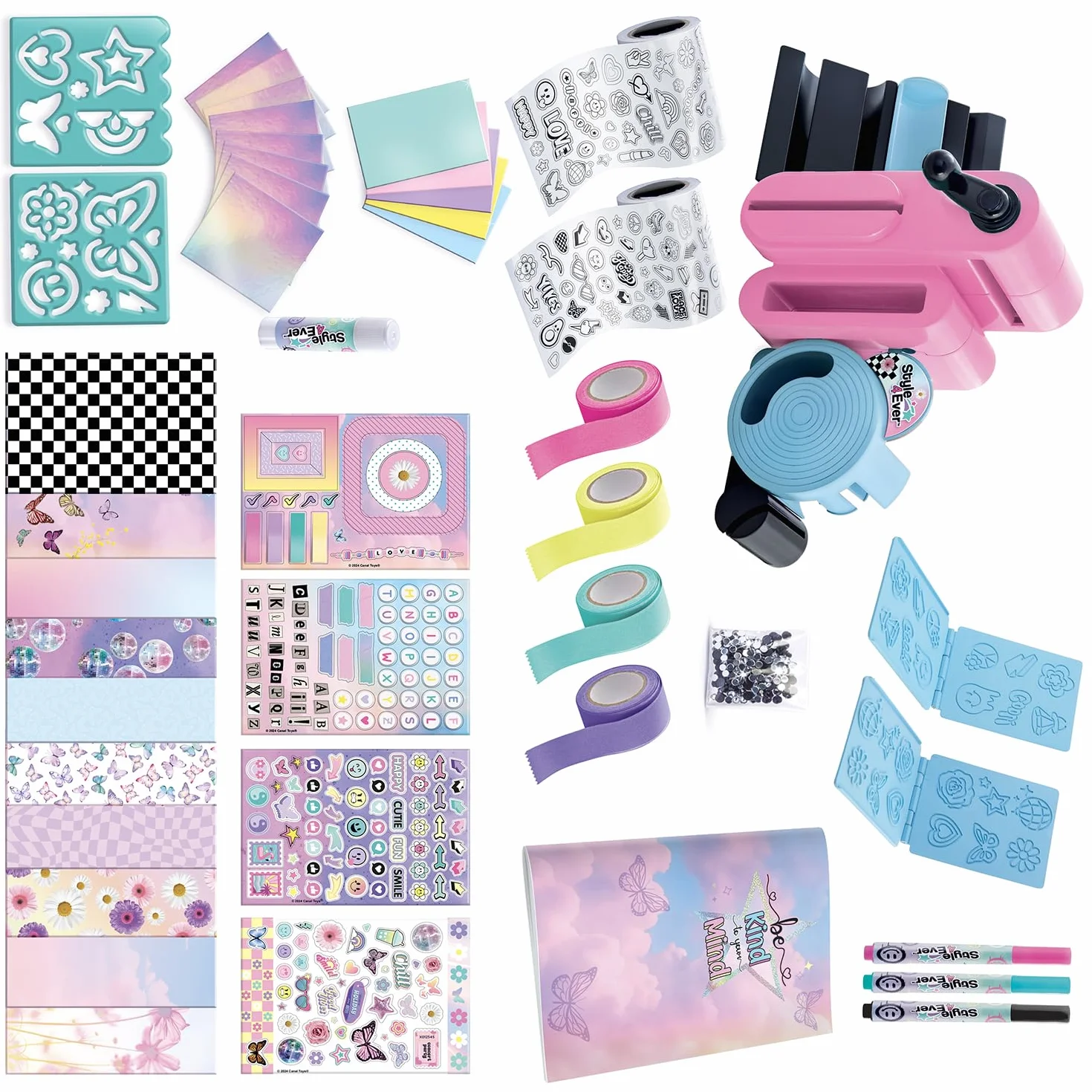 Canal Toys Style 4 Ever Le Studio de Scrapbooking 3 en 1 pour Enfants de 6 Ans+ Activité Manuelle Loisir Créatif