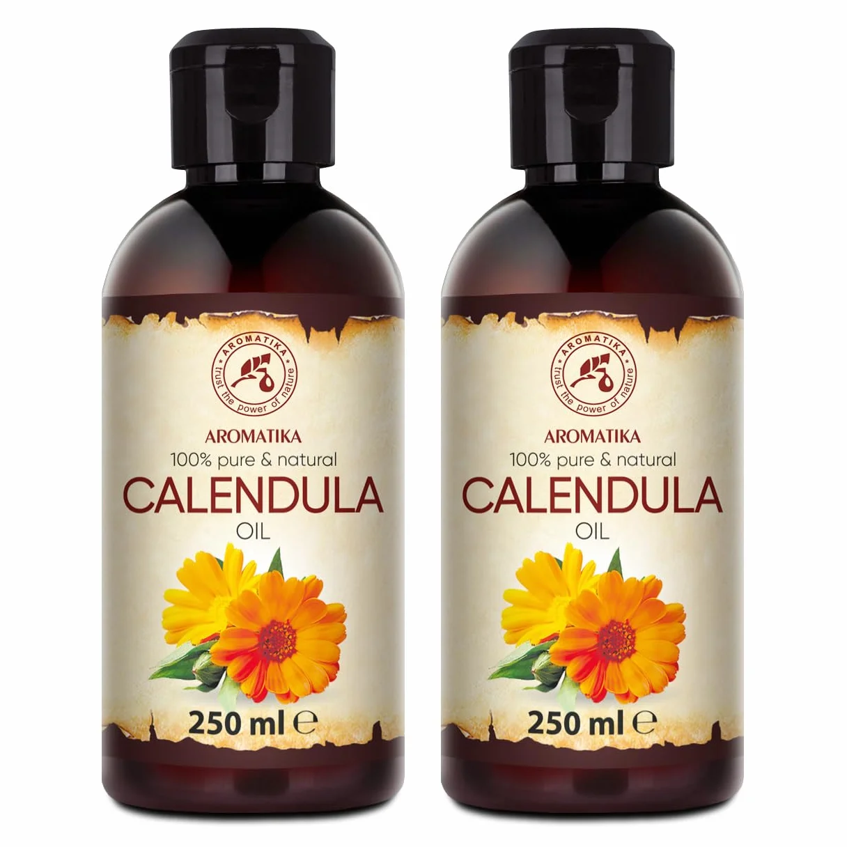 Huile de Calendula 2x250ml - Calendula Officinalis - Huile de Base Corporelle