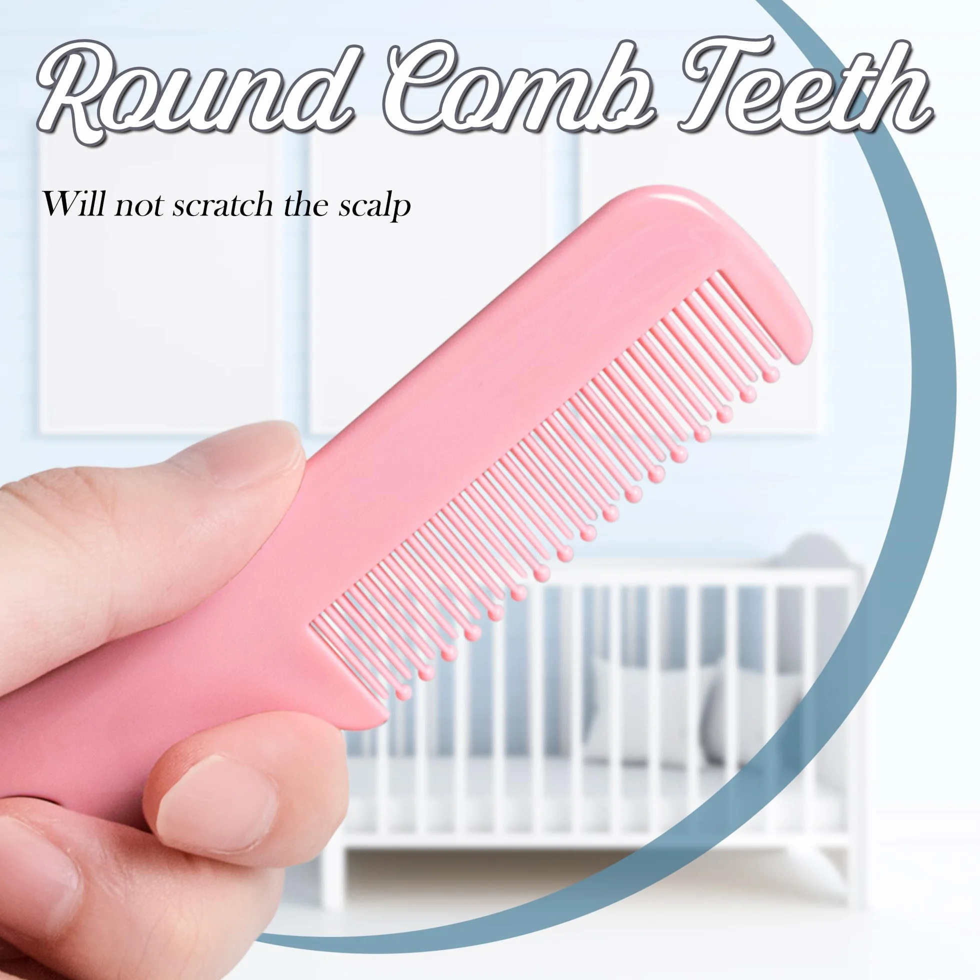 Brosse à Cheveux Démêlante 4 Pièces pour Filles Garçons Cheveux Secs et Mouillés
