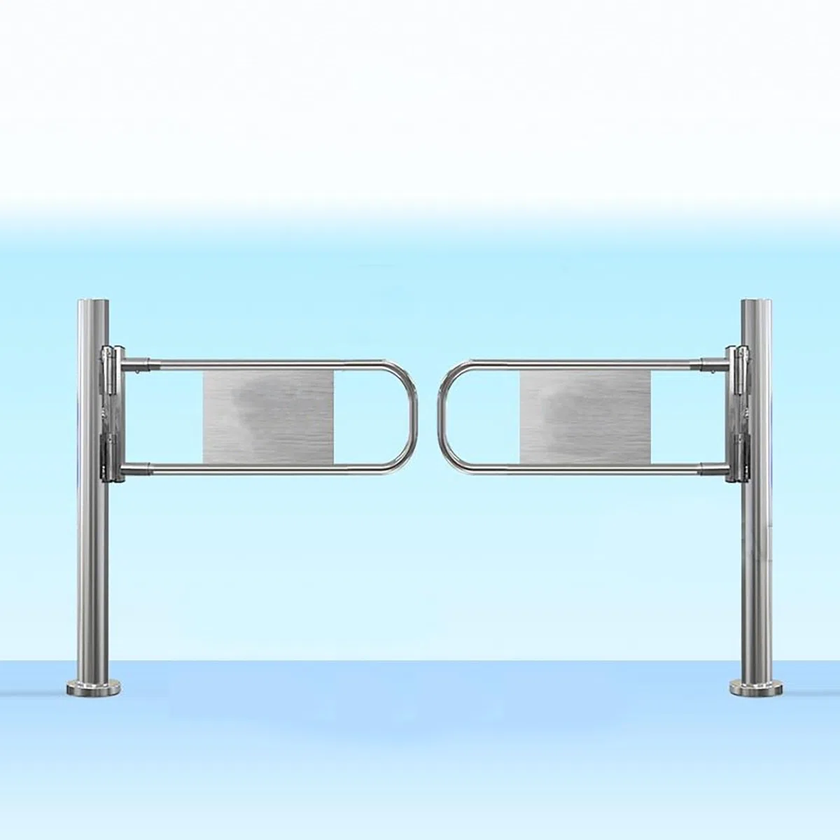 Portillon De Sécurité À Ressort,Porte À Automatique Bidirectionnelle | Fermeture Automatique,Contrôle D'accès Piéton Pour Bibliothèques,Magasins,Centres,Acier Inoxydable(110cm/43.3in)