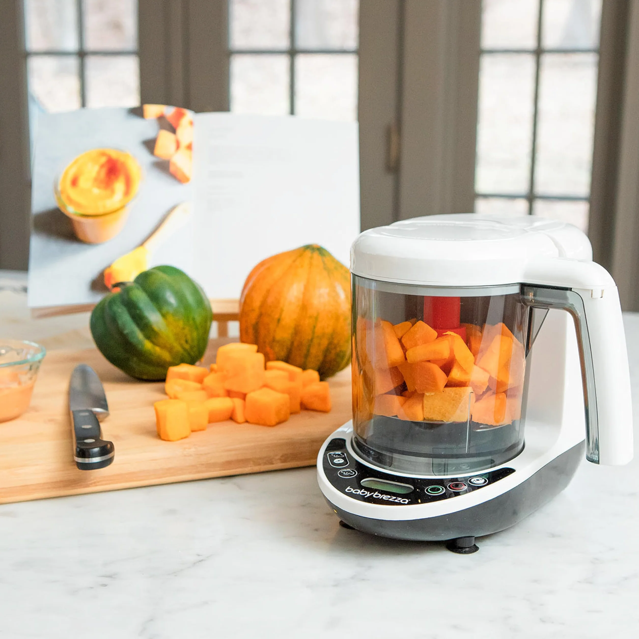 Baby brezza Food Maker Deluxe Robot cuisine multifonction bébé chauffe vapeur mixe aliments