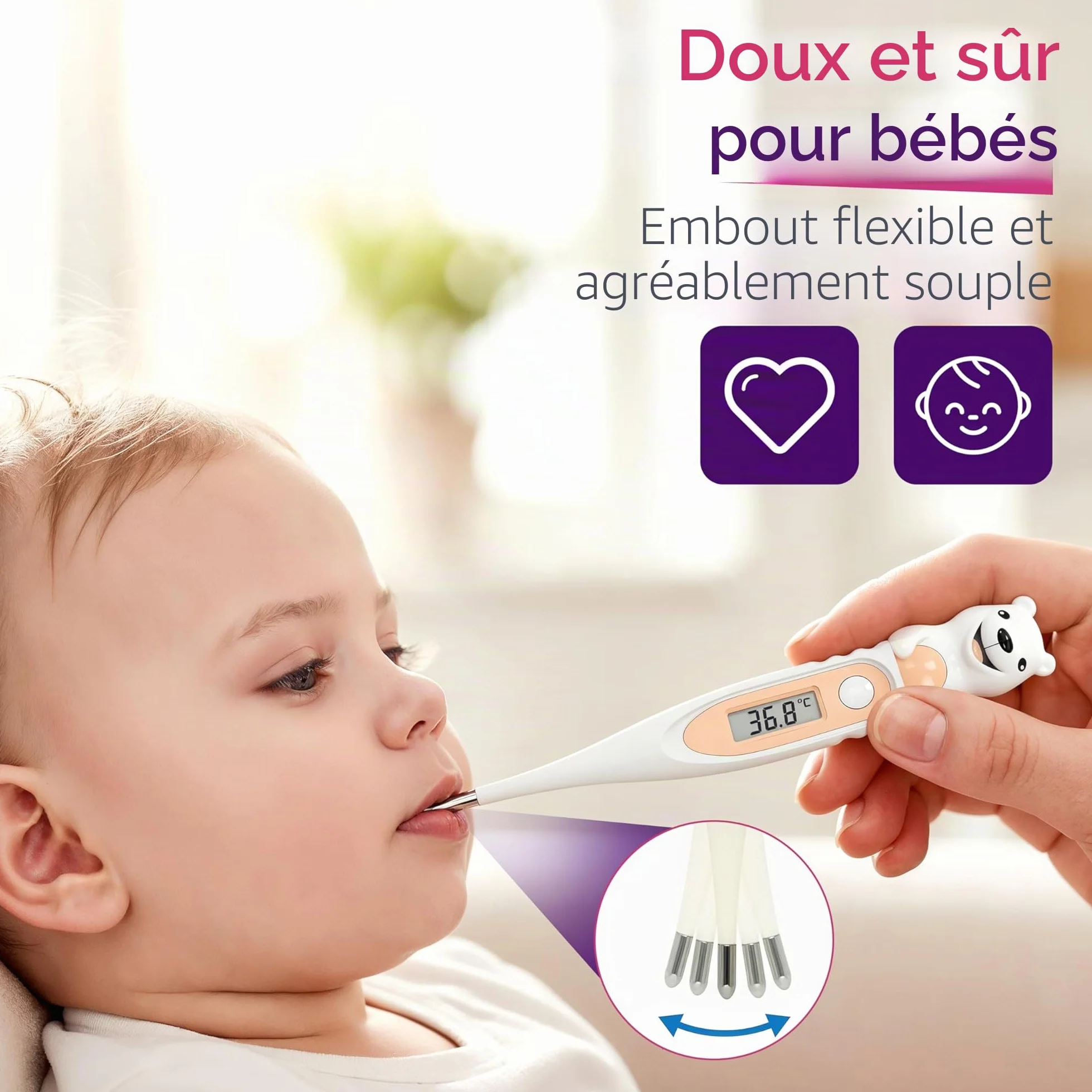 Thermomètre clinique numérique SC 44 flex Speed