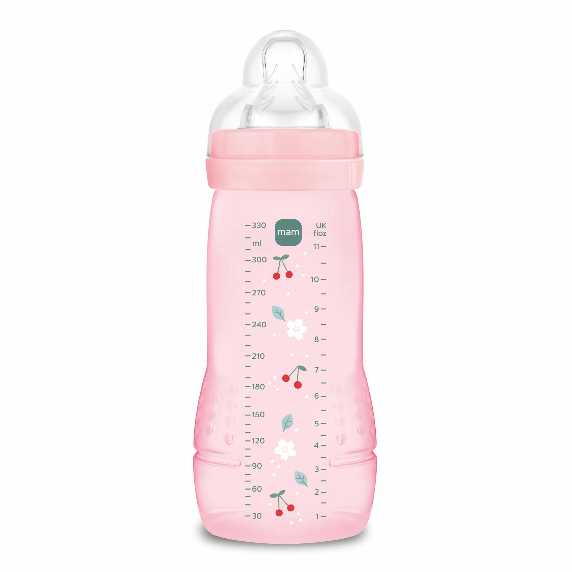 MAM Easy Active 330 ml Tétine Silicone Débit X Vitesse Ultra-Rapide Bébé 6 Mois et Plus Baies
