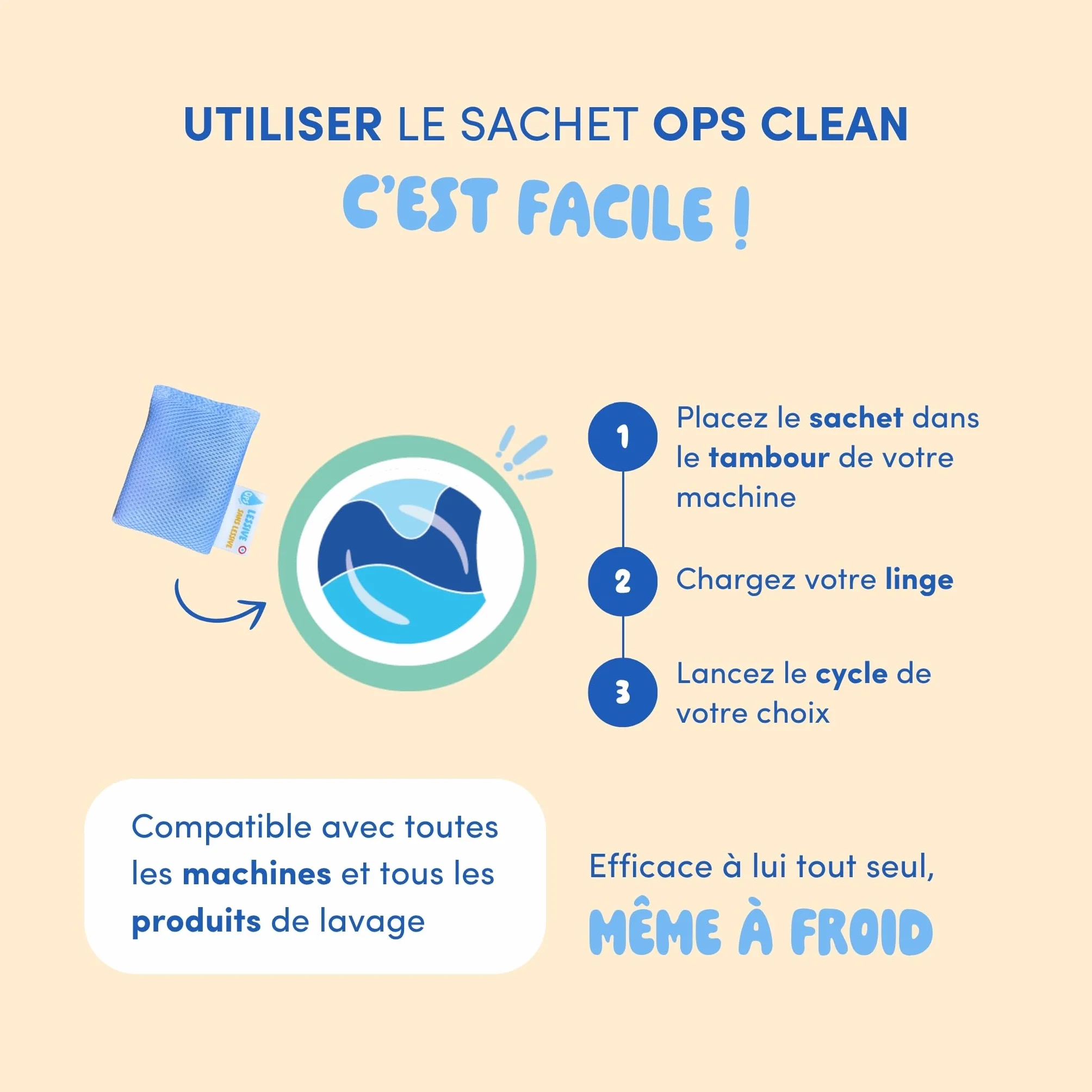 Lessive Ecologique Hypoallergénique Naturelle 350 Lavages Pré-dosé Bébé Compatible Couches Lavables