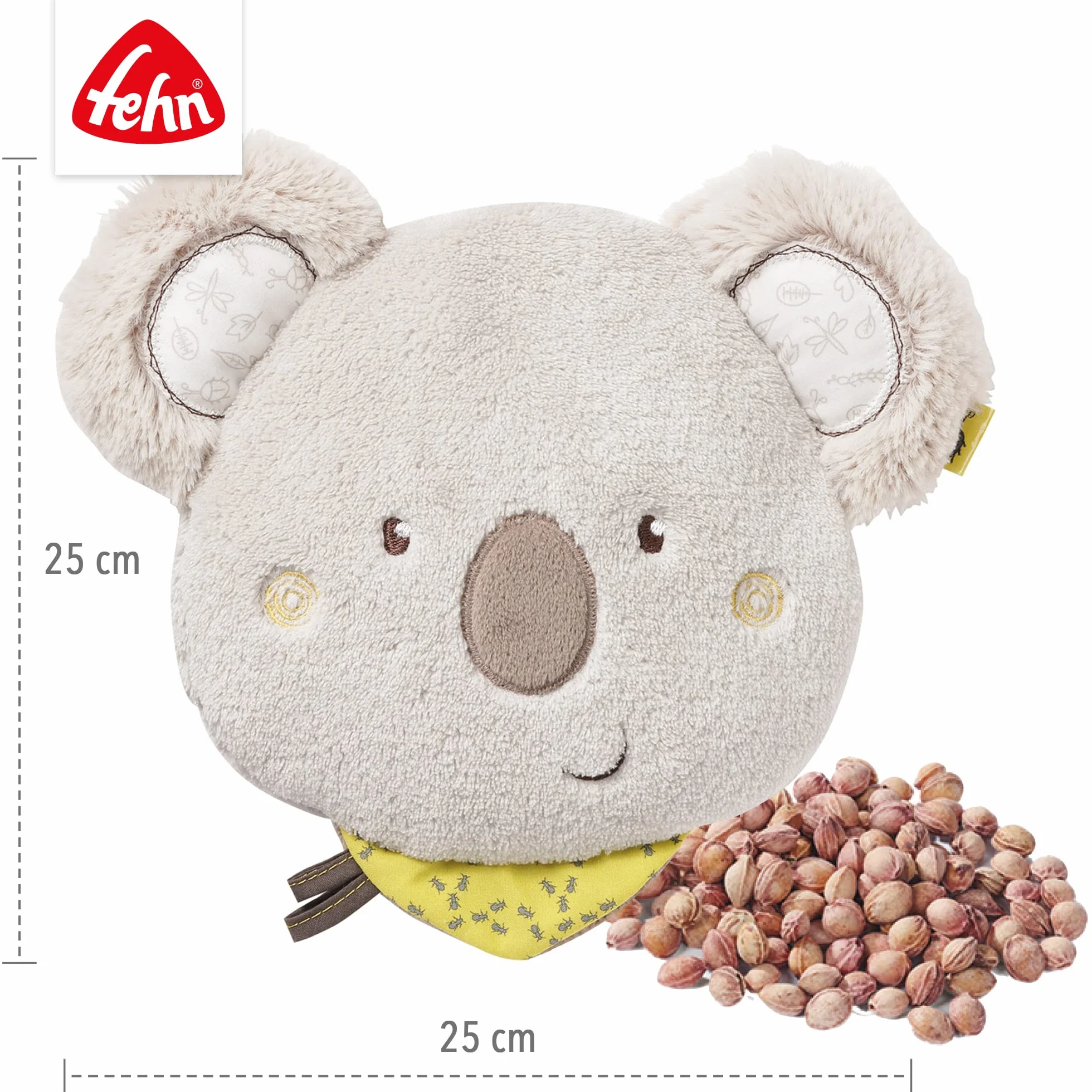 Fehn coussin aux noyaux de cerises koala - Coussin chauffant et rafraîchissant pour bébés et enfants dès la naissance
