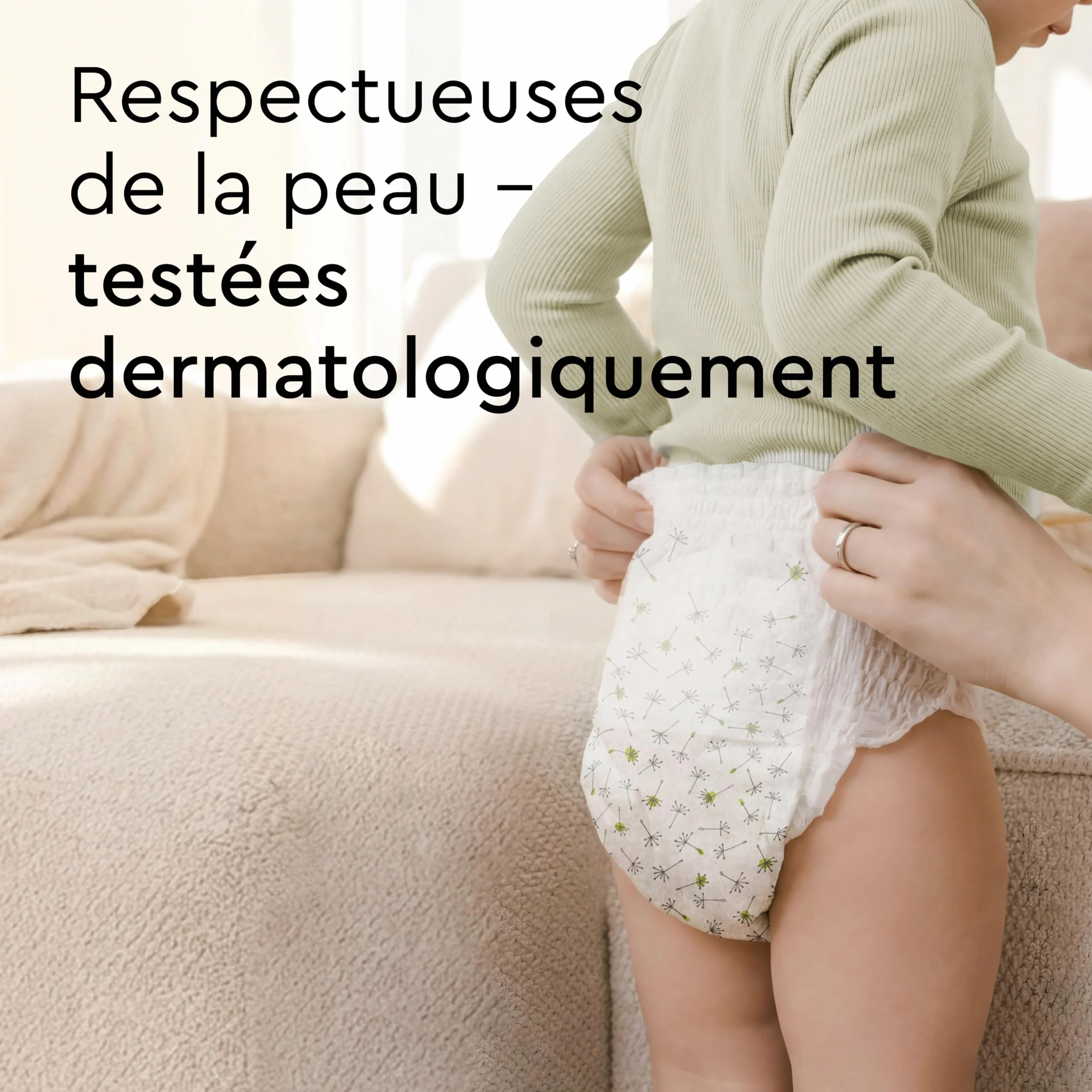 LILLYDOO Couches-culottes Bébé Taille 8 (17+ kg) 15 pièces Ultra-Douces Anti-fuites sans Parfum Testées dermatologiquement
