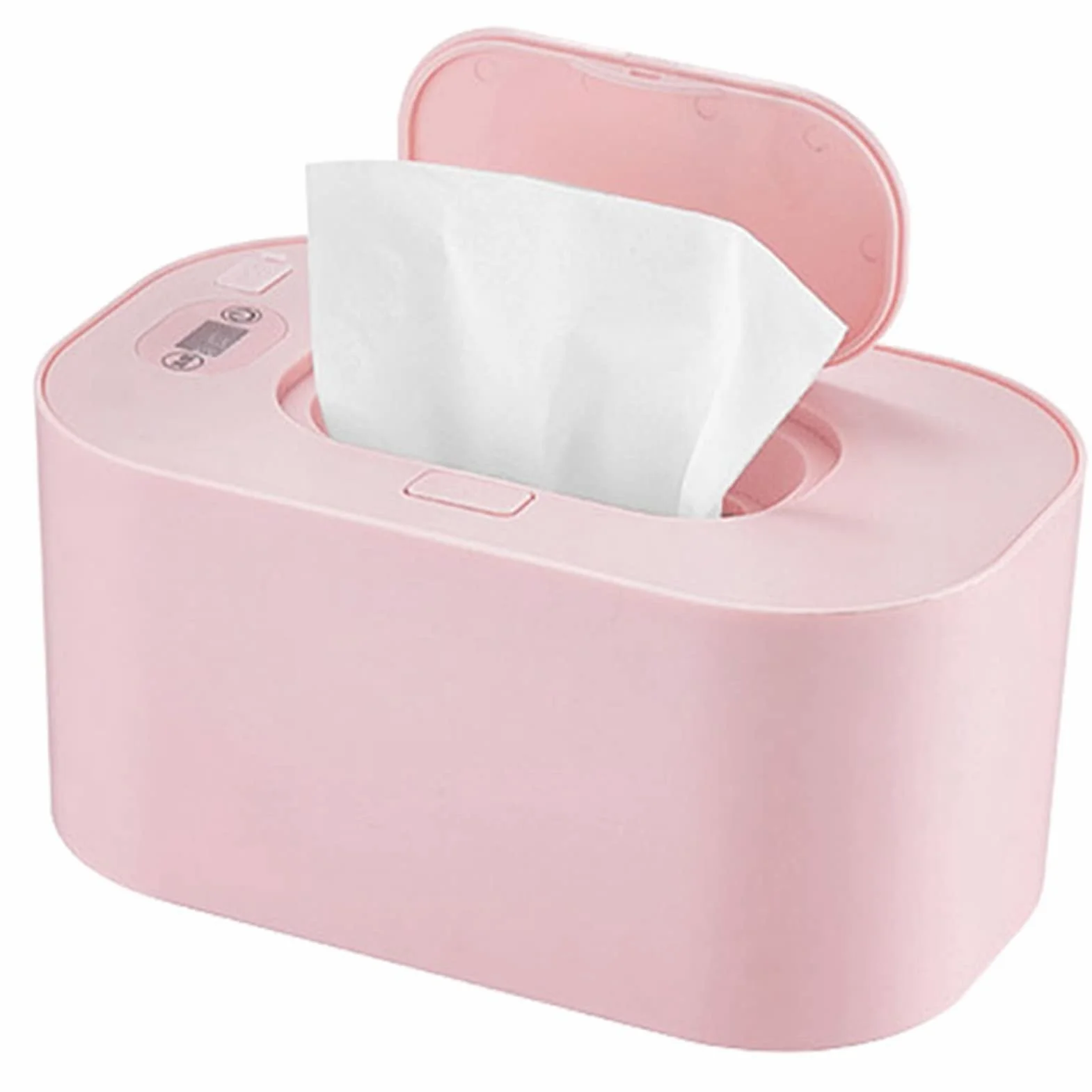 Réchauffeur de Lingettes pour bébé Portable PP Intelligent Température Réglable sans Fil Chargement Voiture
